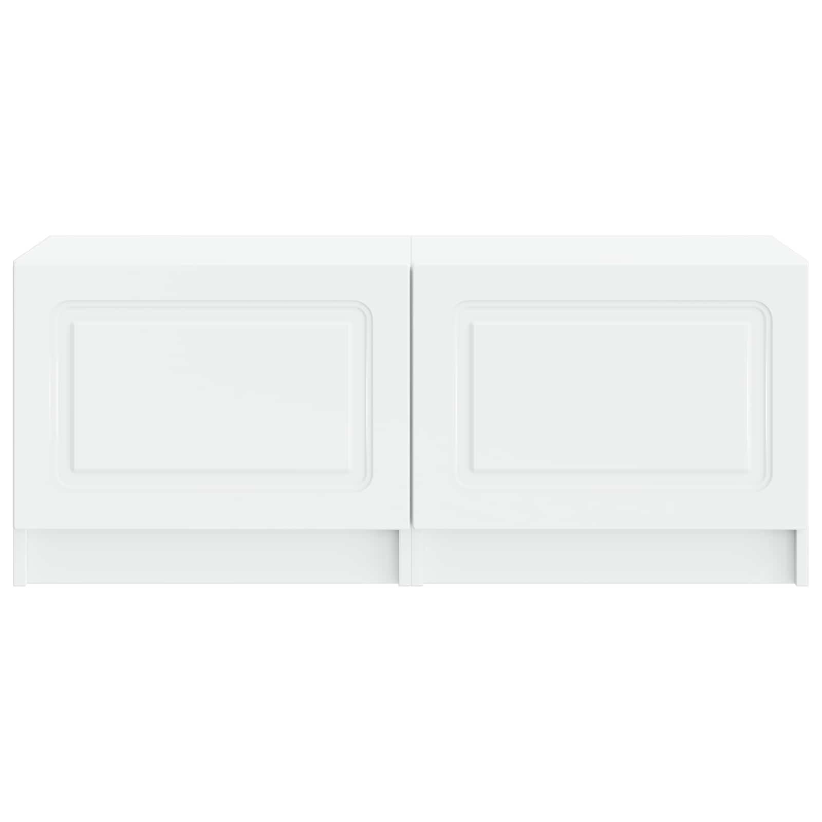 TV Cabinet White Engineered Wood