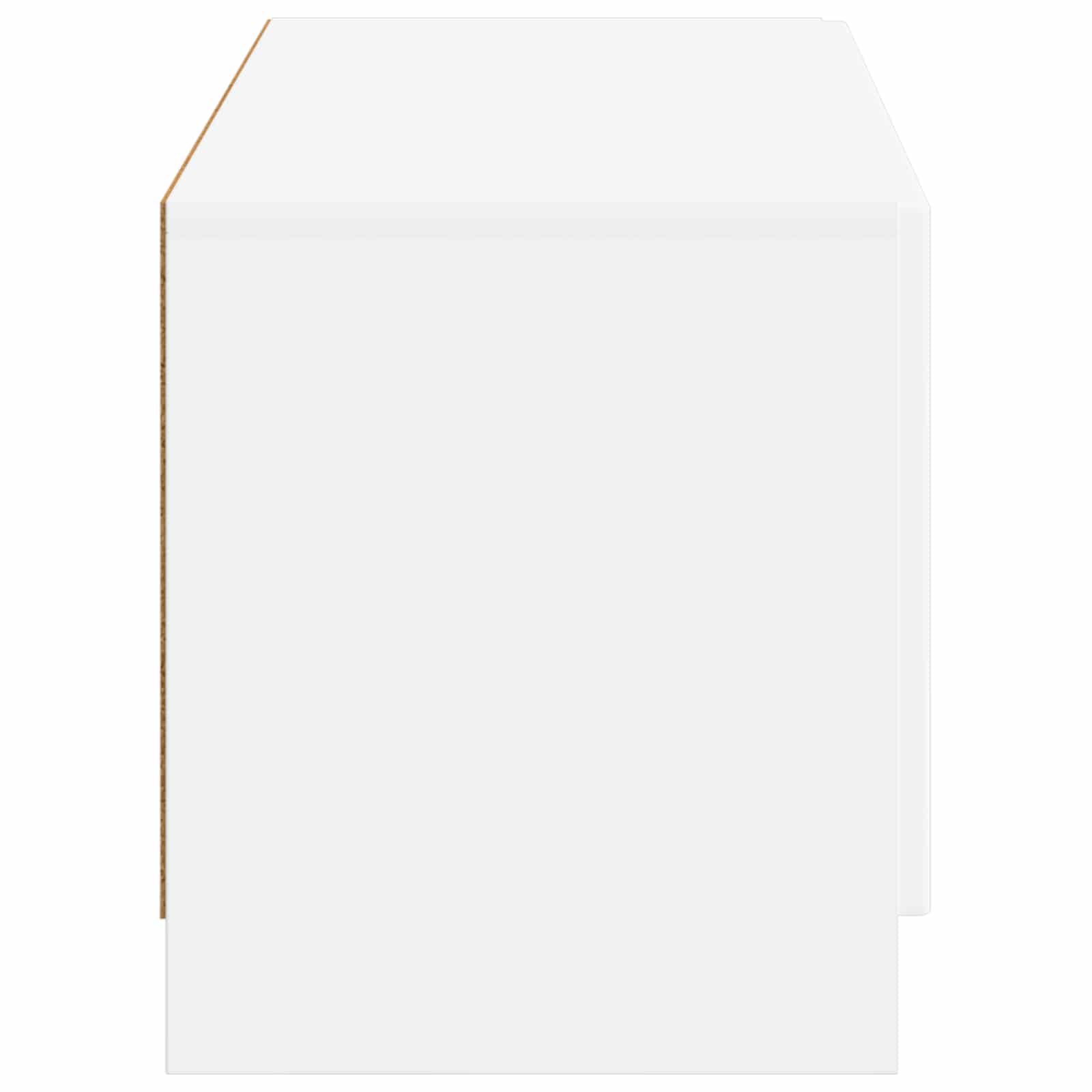 TV Cabinet White Engineered Wood