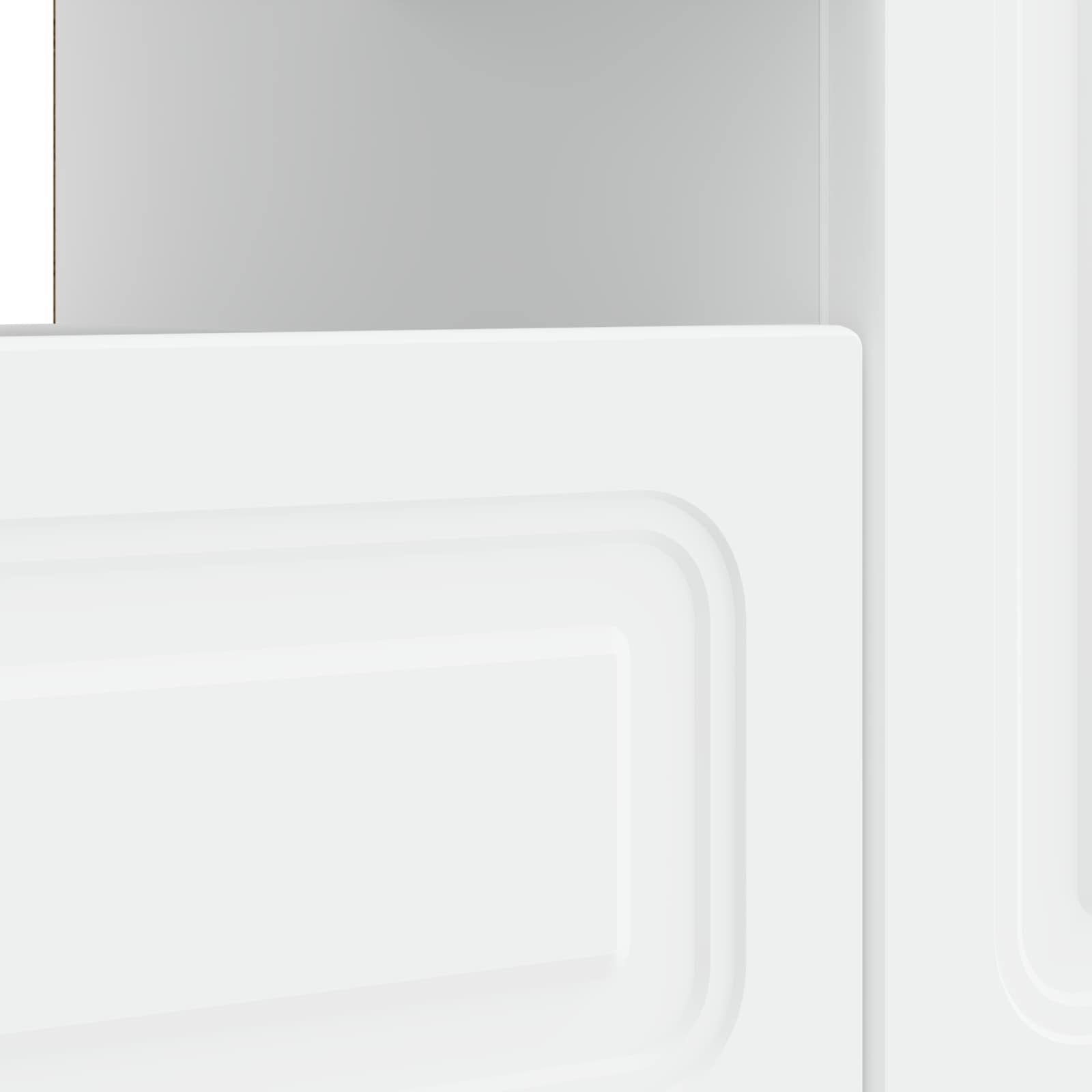 LED TV Cabinet White Engineered Wood
