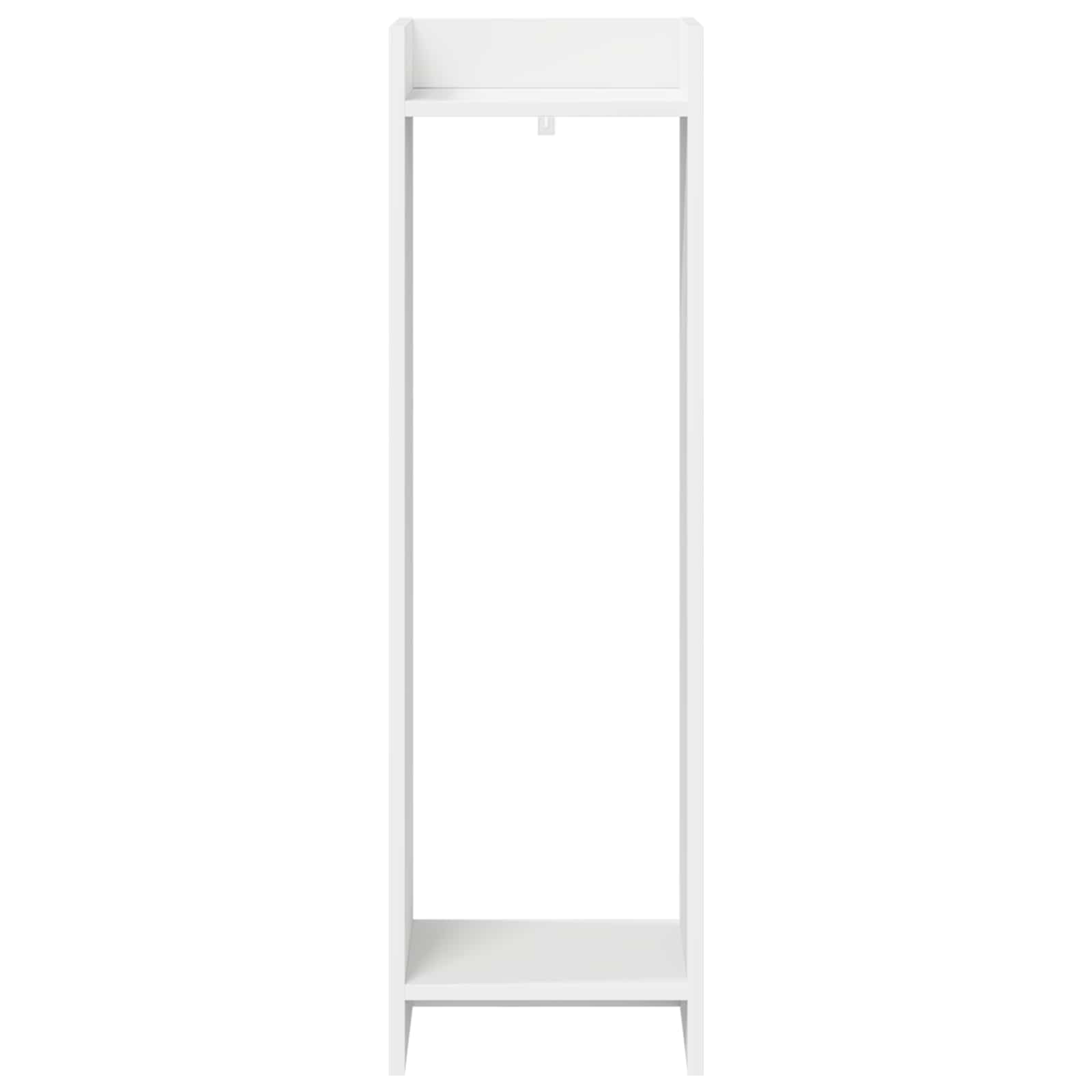 Plant Stand 2 pcs White 30 x 30 x 100 cm Engineered Wood