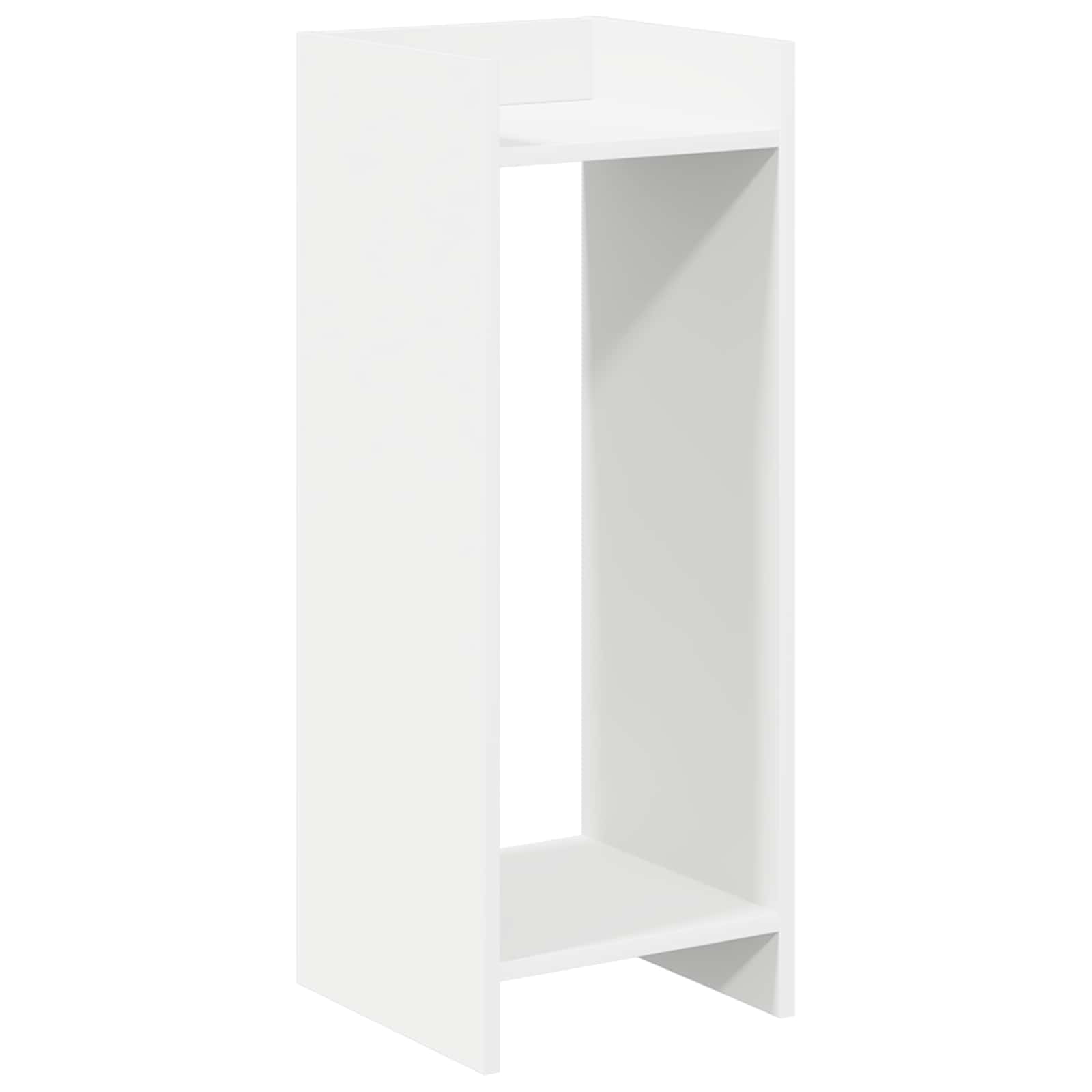 Plant Stand 2 pcs White 30 x 30 x 80 cm Engineered Wood