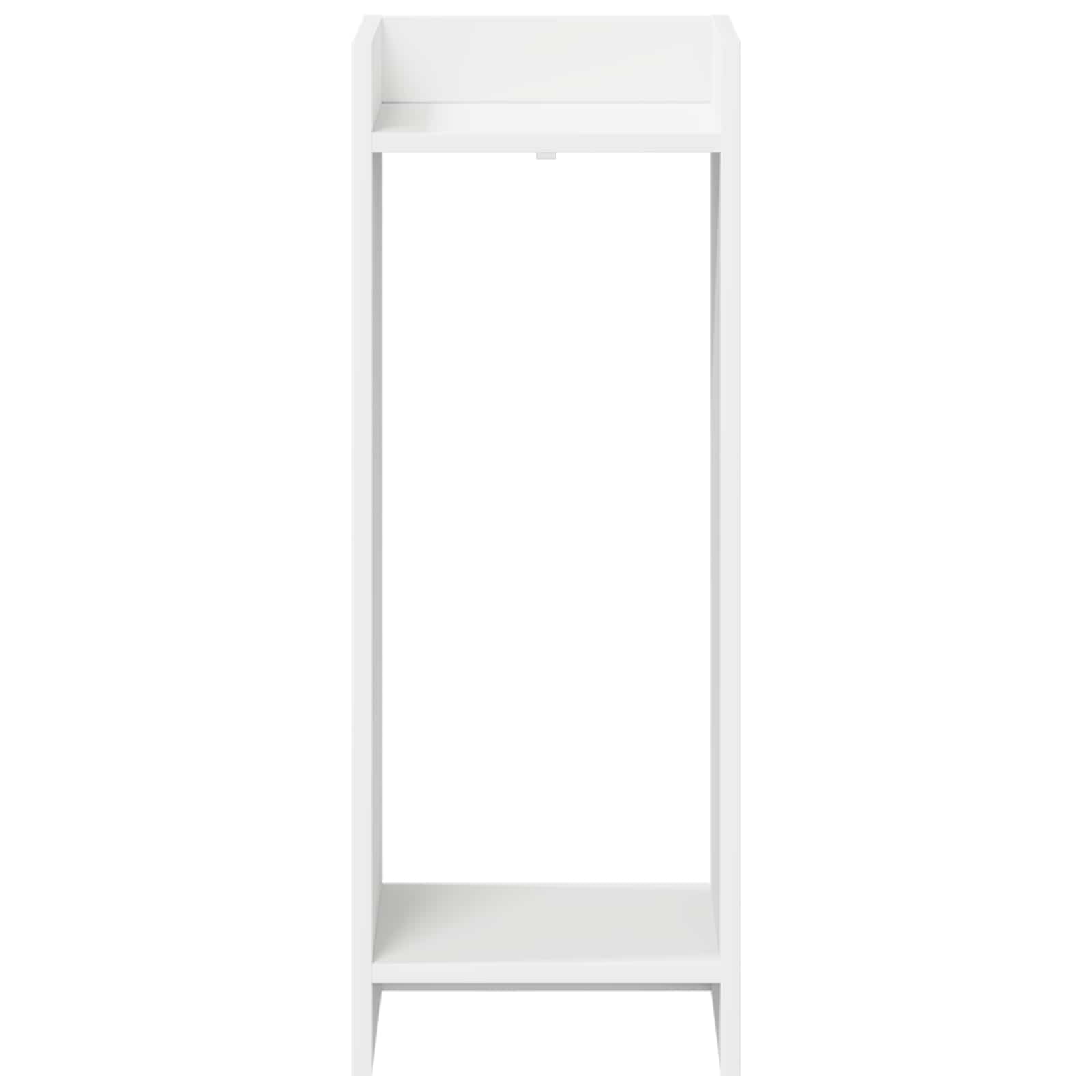 Plant Stand 2 pcs White 30 x 30 x 80 cm Engineered Wood