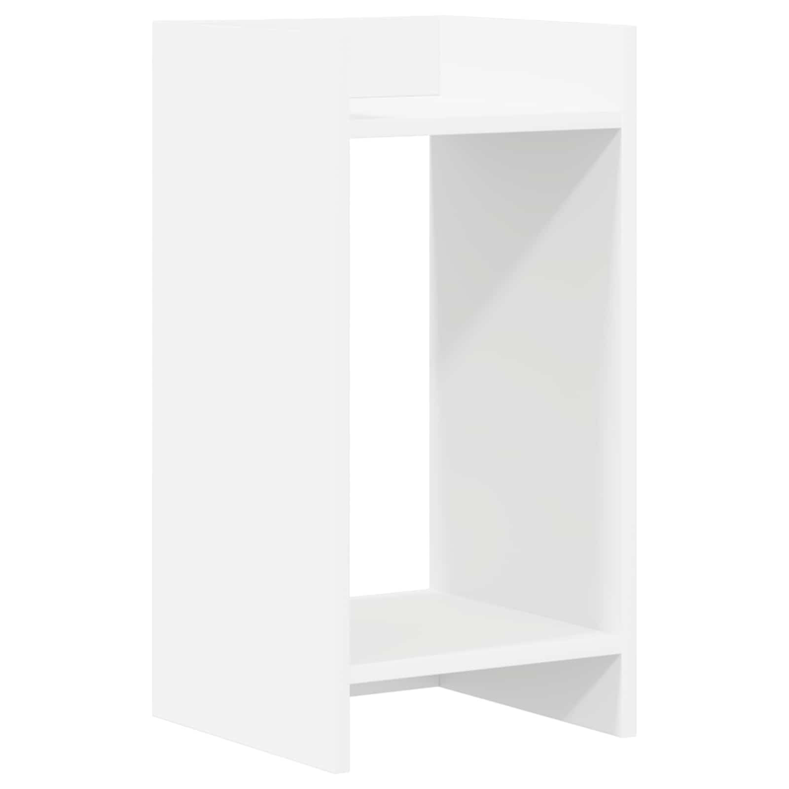 Plant Stand 2 pcs White 30 x 30 x 60 cm Engineered Wood