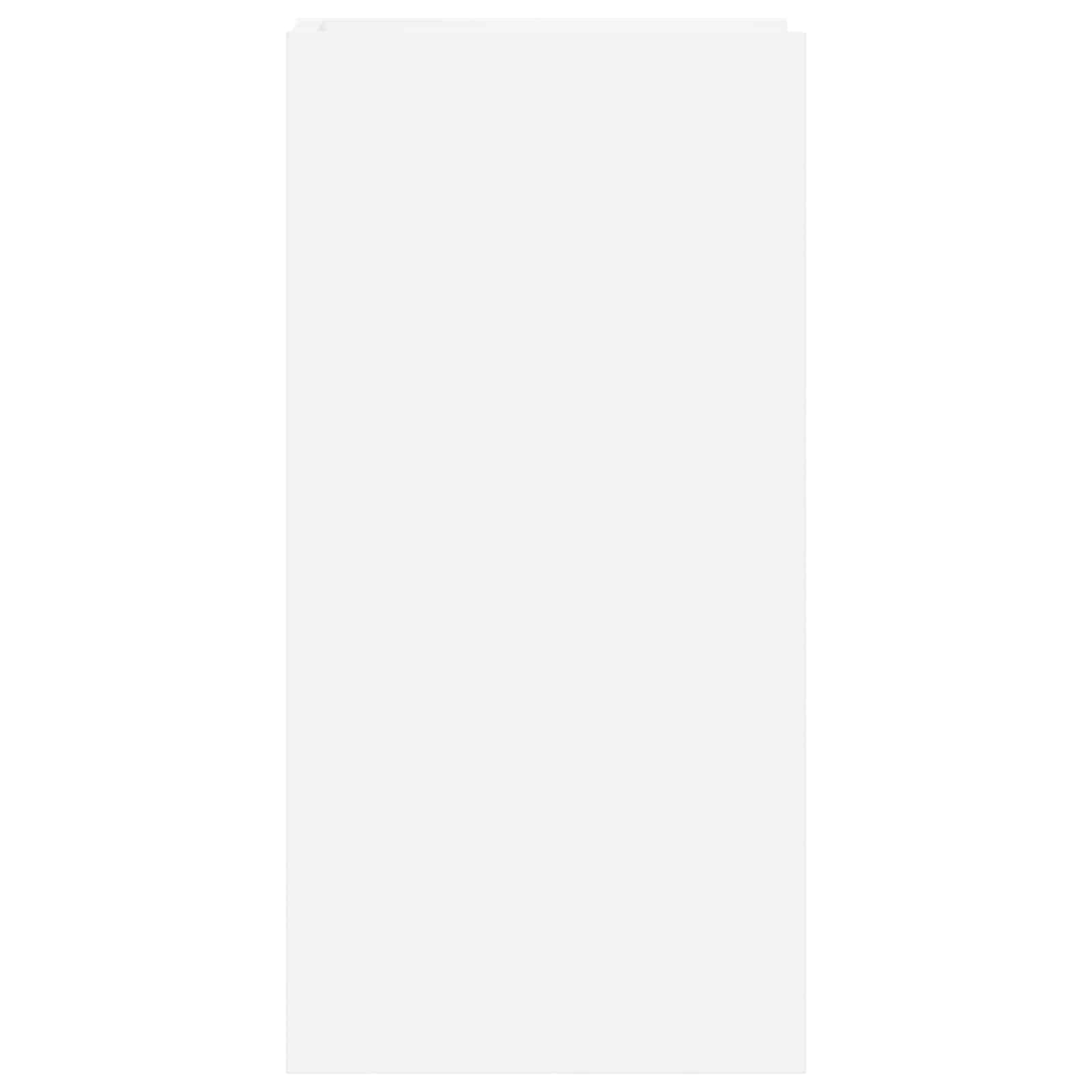 Plant Stand 2 pcs White 30 x 30 x 60 cm Engineered Wood