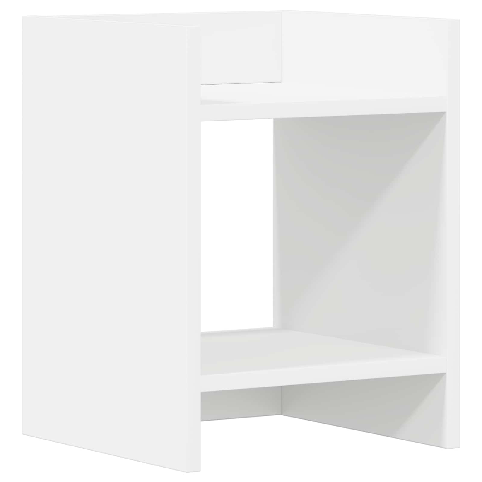 Plant Stand 2 pcs White 30 x 30 x 40 cm Engineered Wood