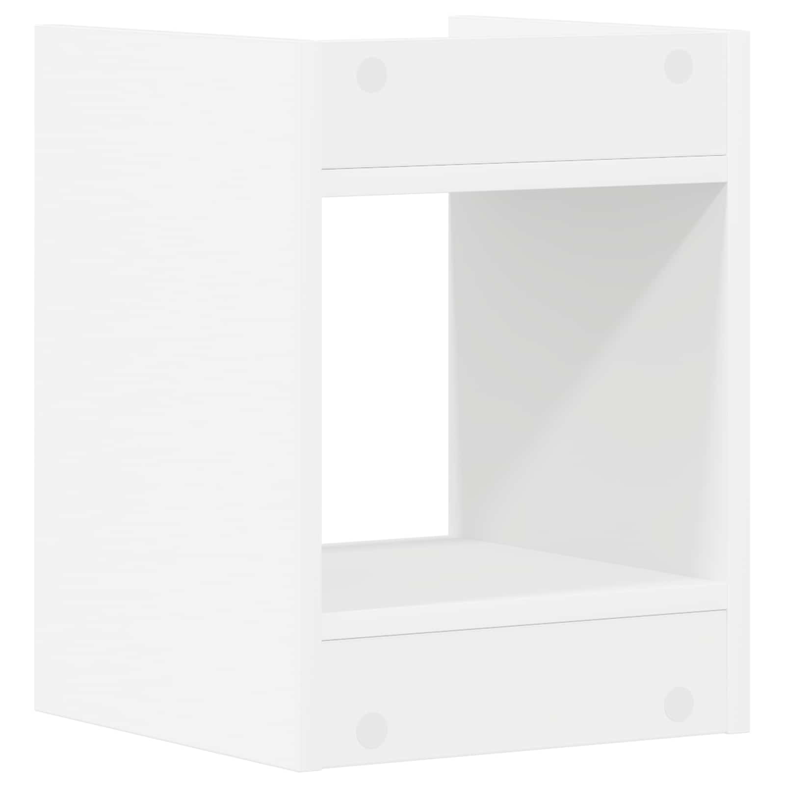 Plant Stand 2 pcs White 30 x 30 x 40 cm Engineered Wood
