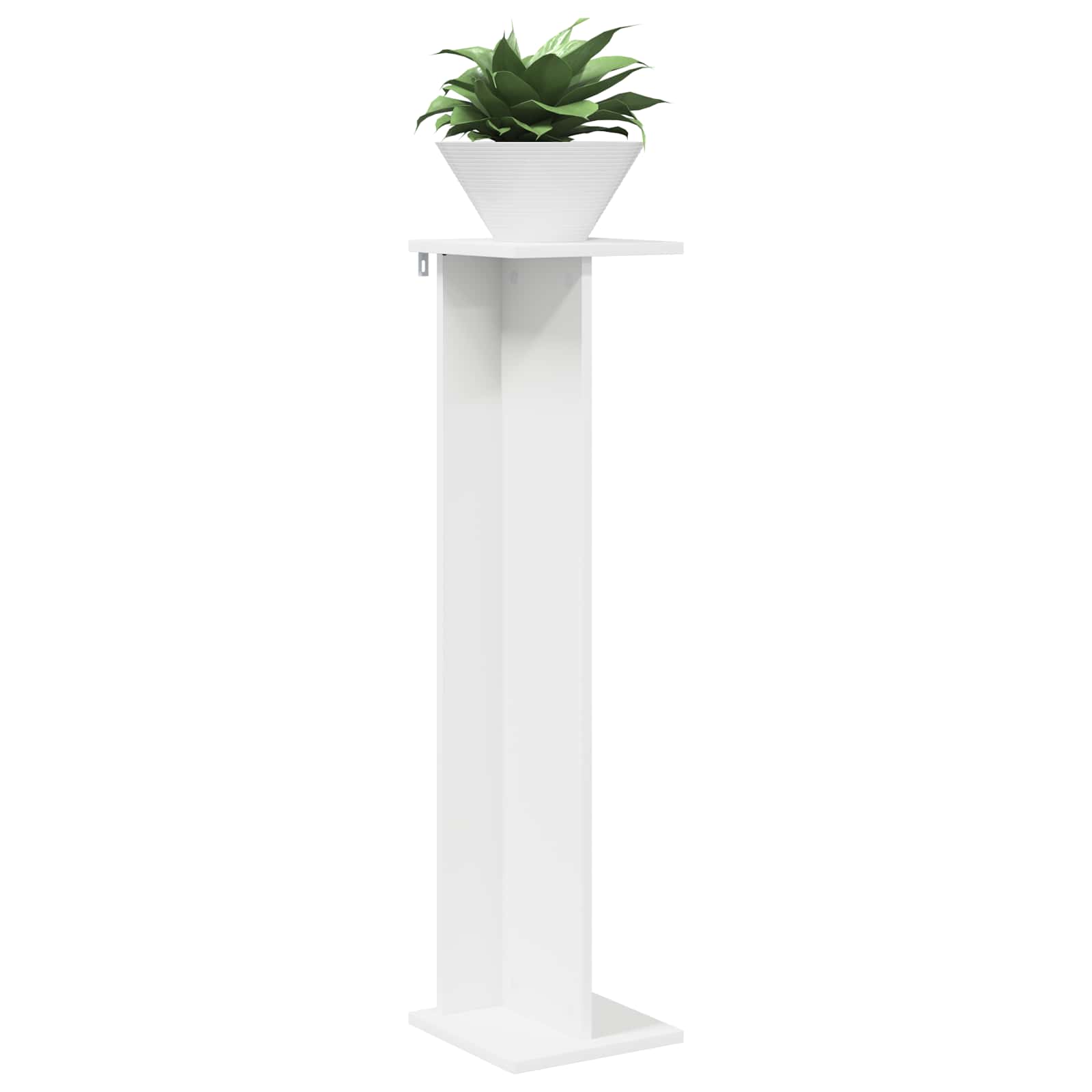 Plant Stand 2 pcs White 25 x 25.5 x 100.5 cm Engineered Wood