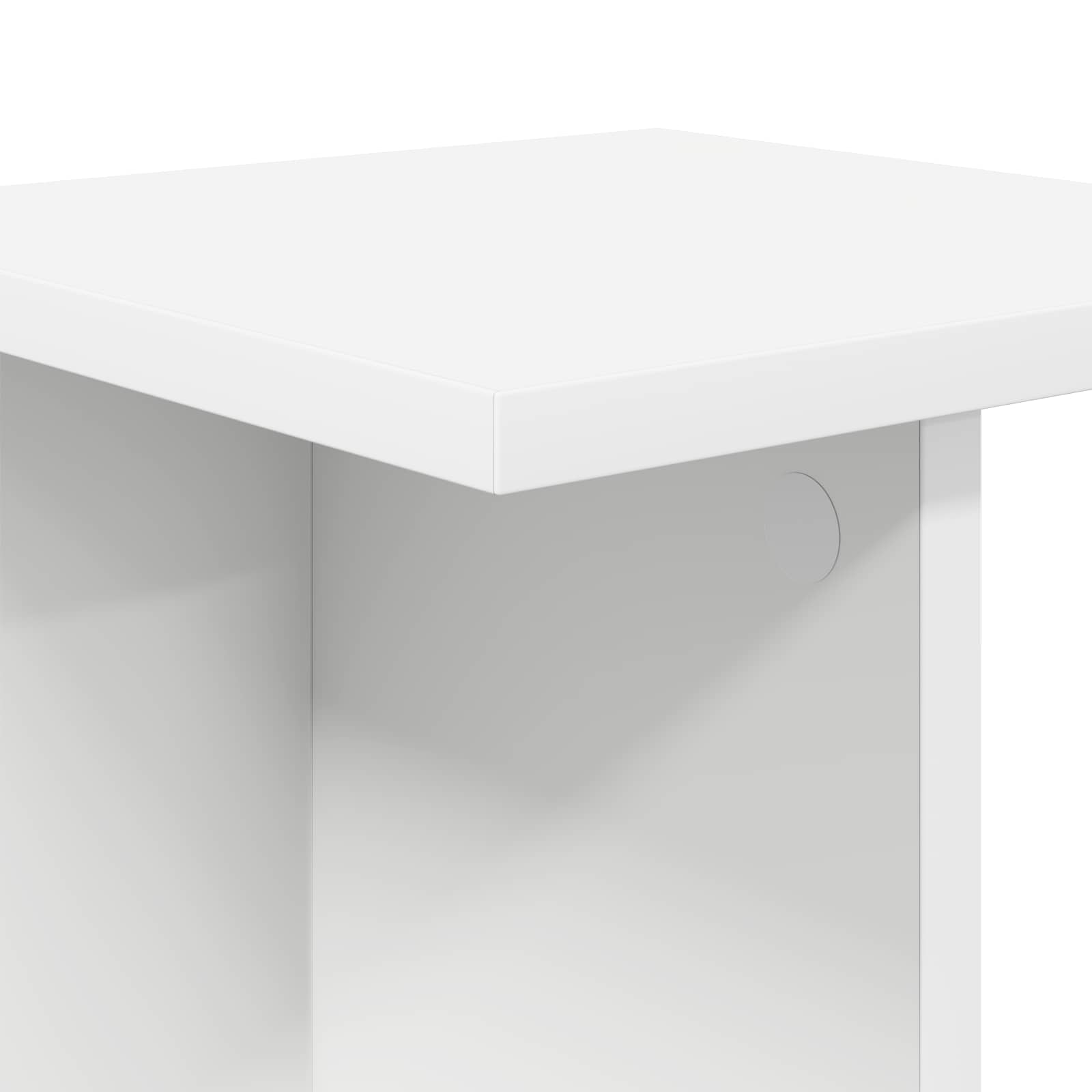 Plant Stand 2 pcs White 25 x 25.5 x 80.5 cm Engineered Wood
