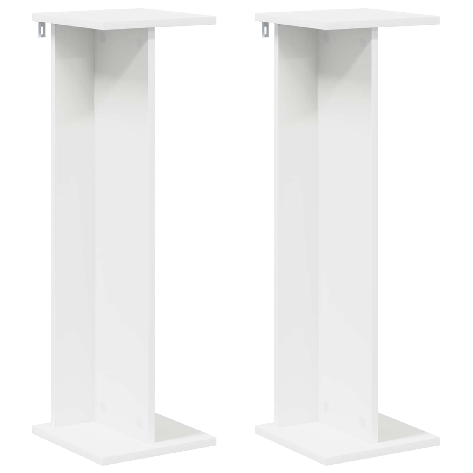 Plant Stand 2 pcs White 25 x 25.5 x 80.5 cm Engineered Wood