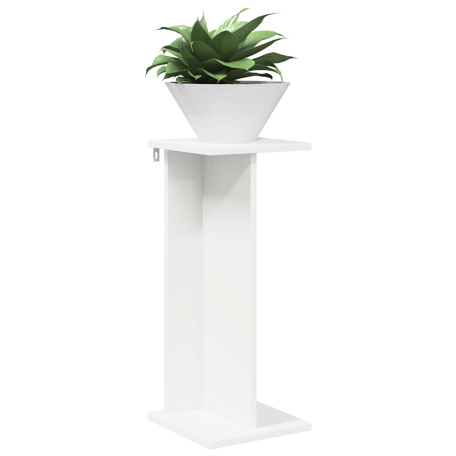 Plant Stand 2 pcs White 25 x 25.5 x 60.5 cm Engineered Wood