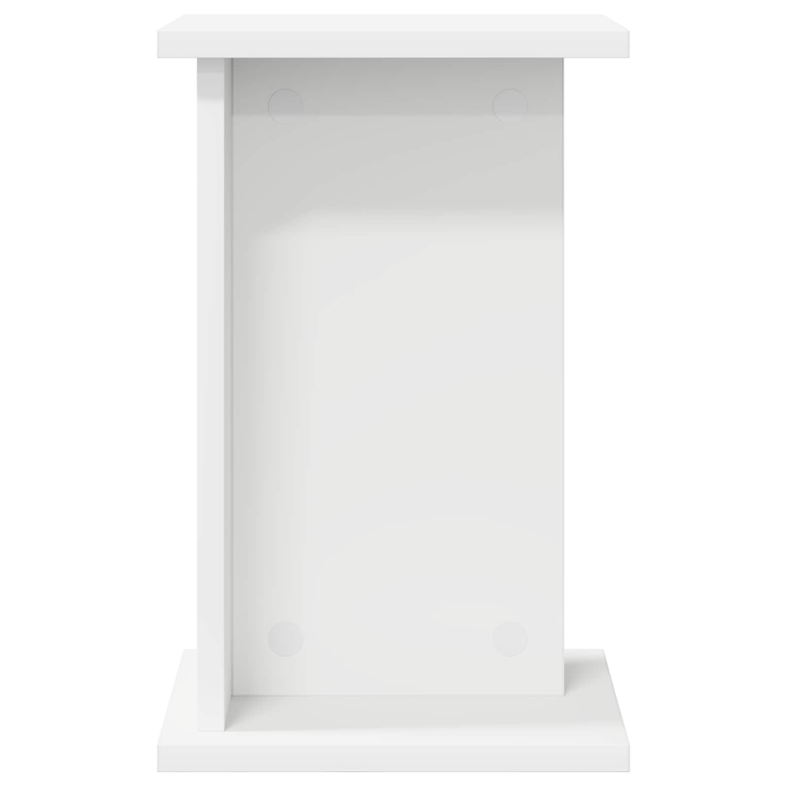 Plant Stand 2 pcs White 25 x 25.5 x 40.5 cm Engineered Wood