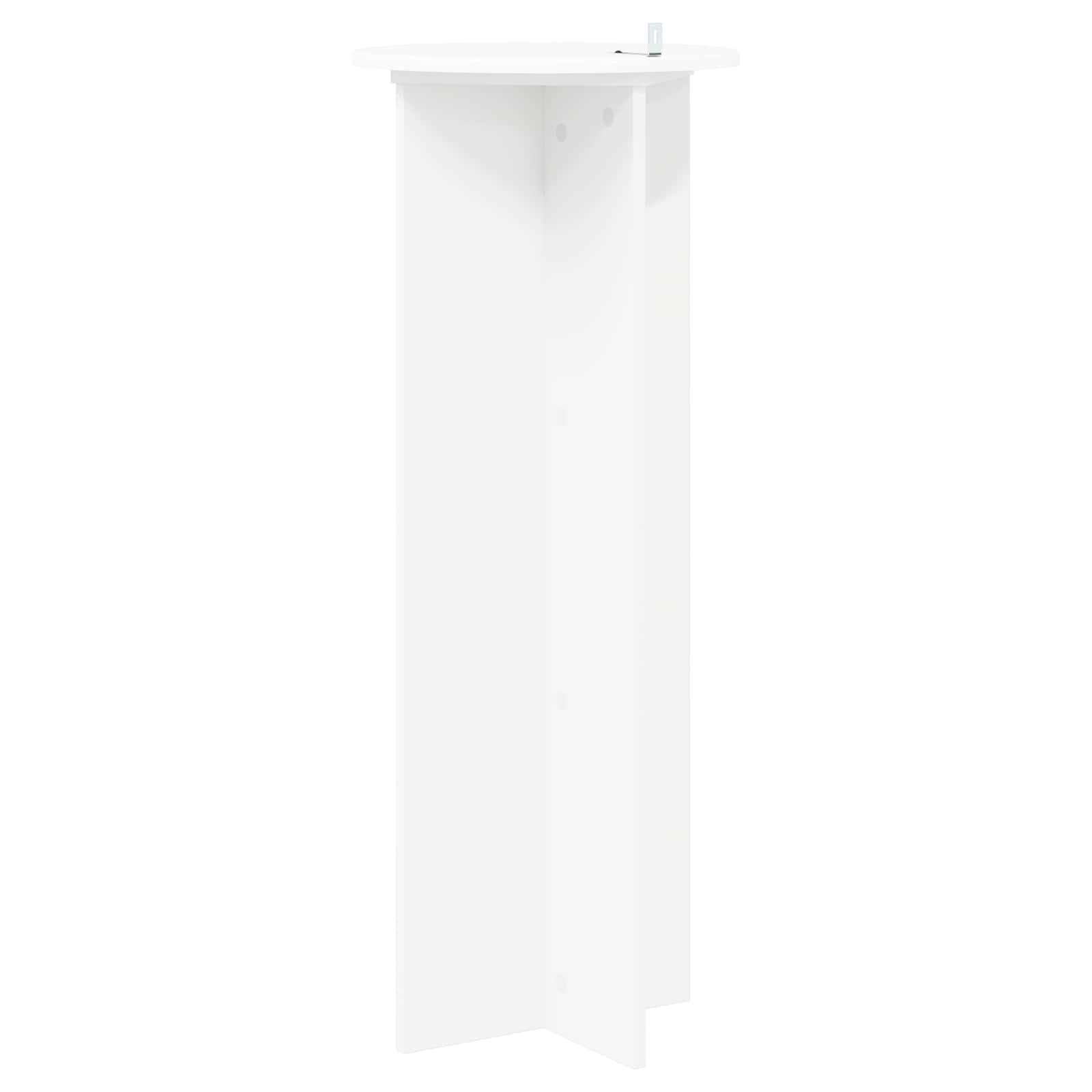 Plant Stand 2 pcs White Ø40 x 100 cm Engineered Wood
