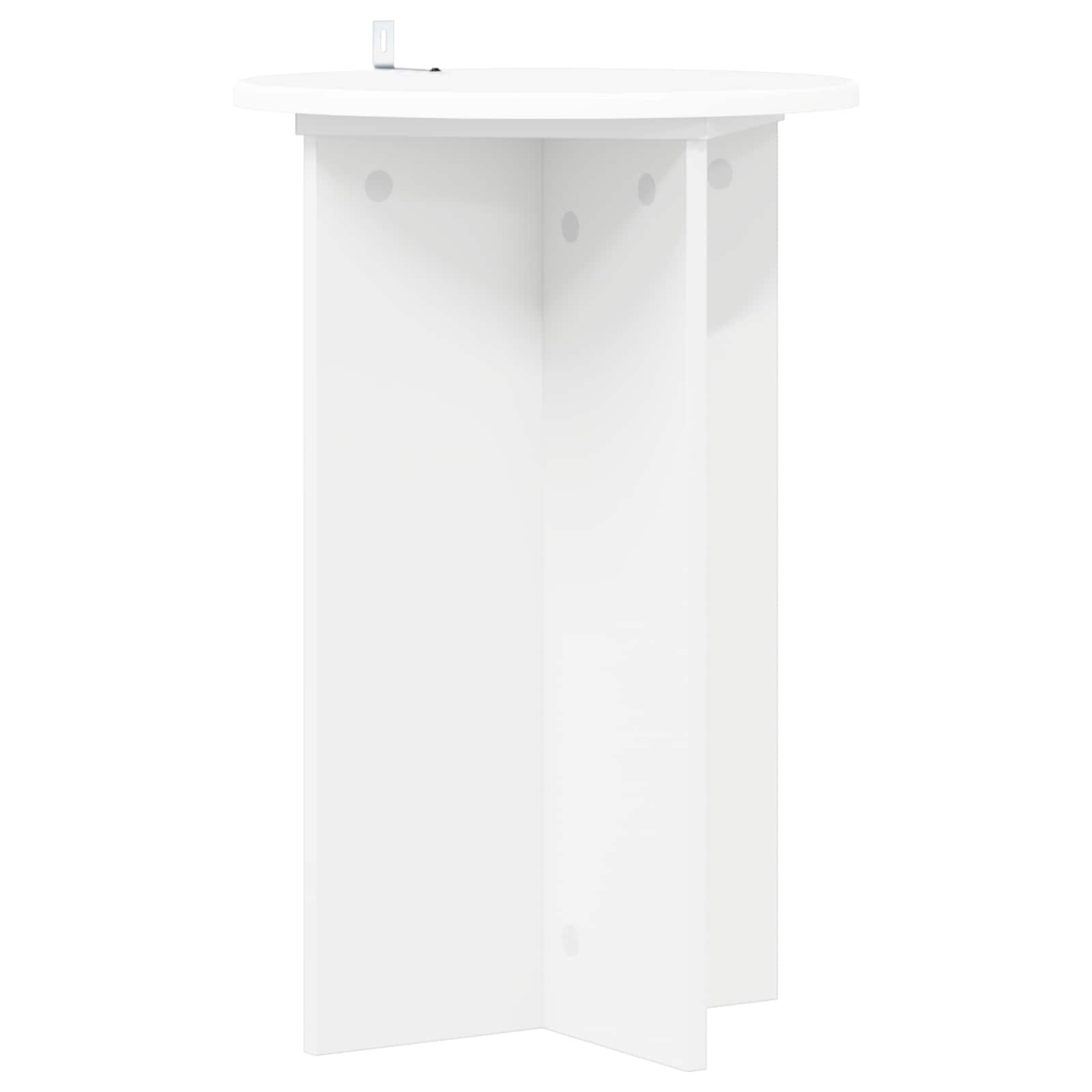 Plant Stand 2 pcs White Ø40 x 60 cm Engineered Wood