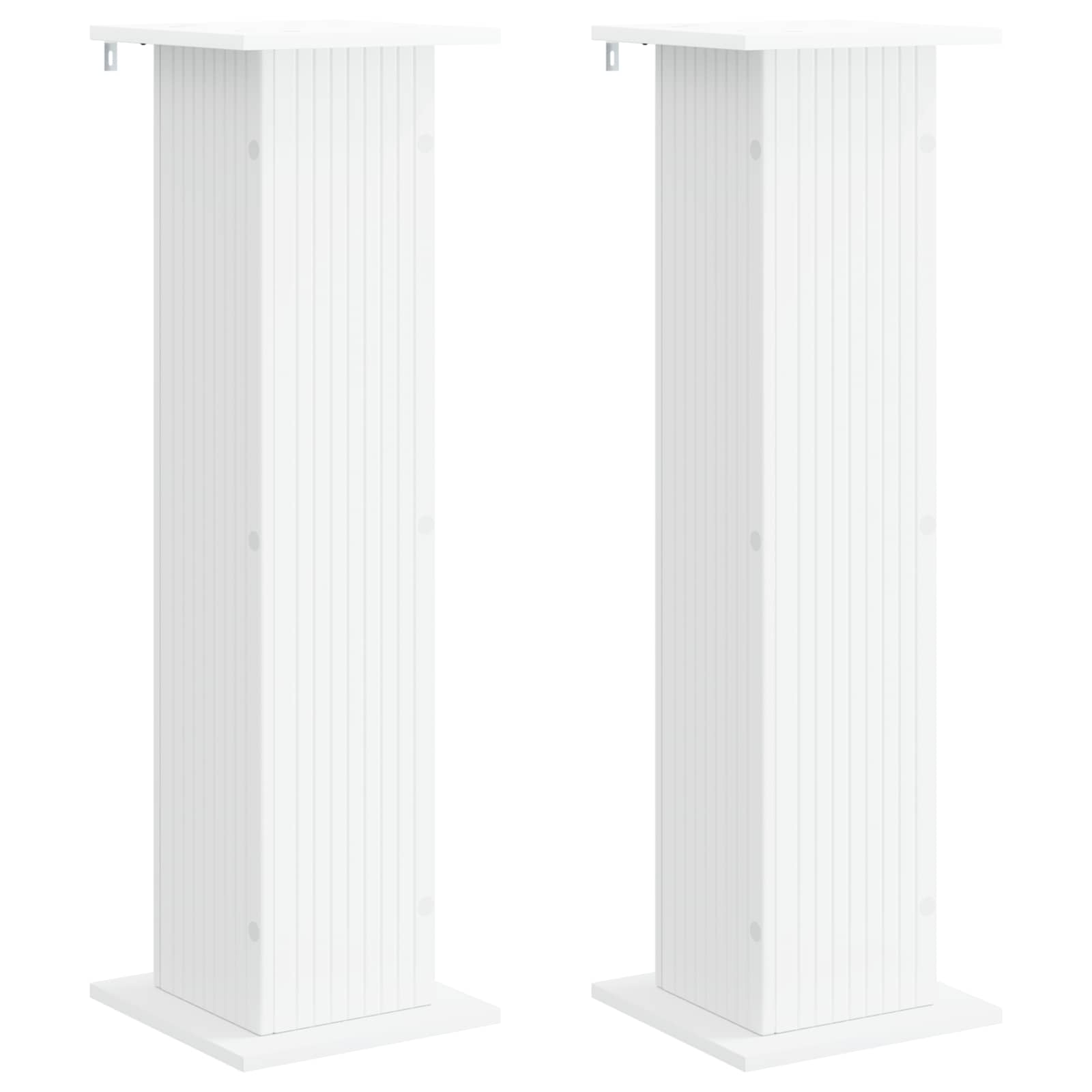 Plant Stand 2 pcs White 30.5 x 30 x 100.5 cm Engineered Wood
