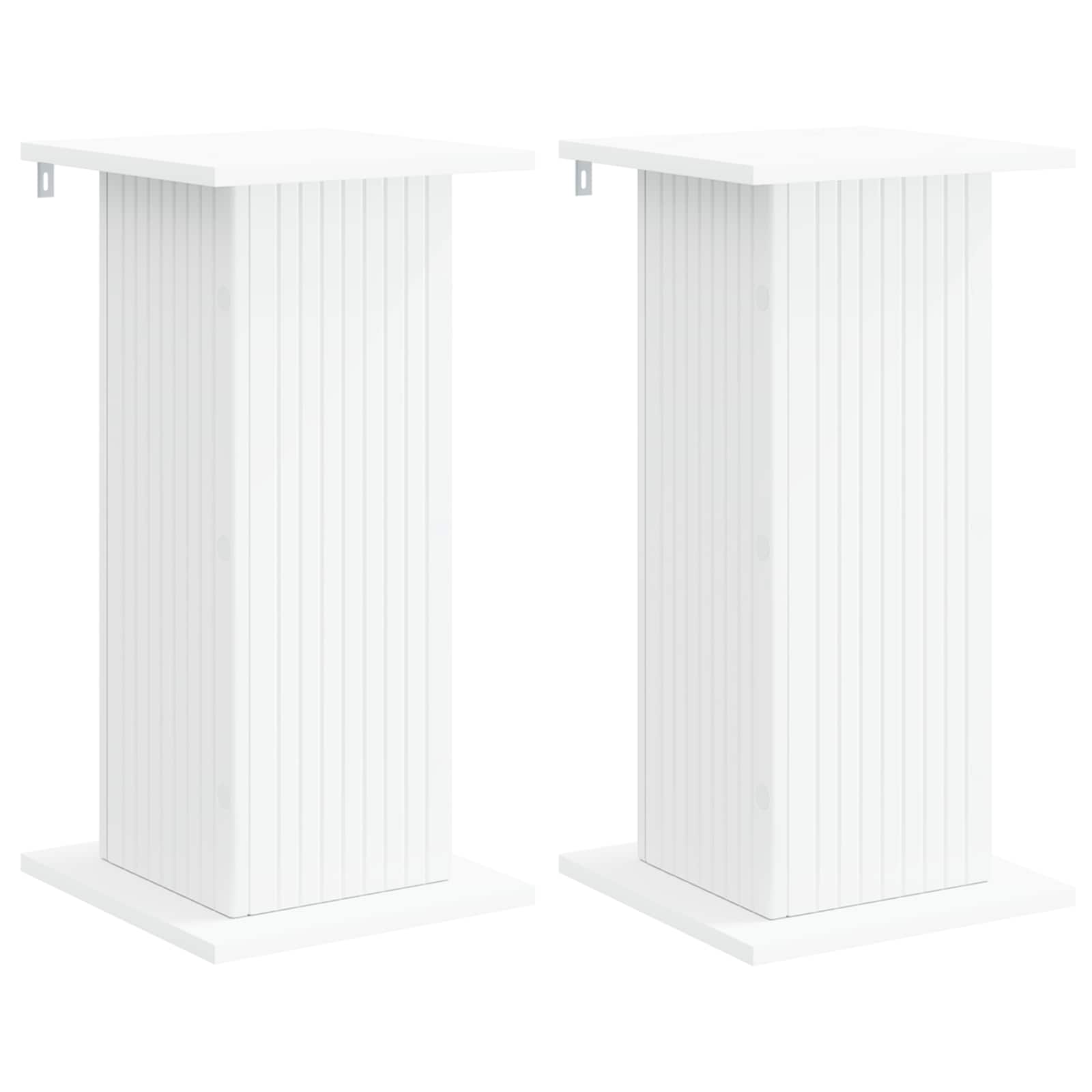 Plant Stand 2 pcs White 30.5 x 30 x 60.5 cm Engineered Wood