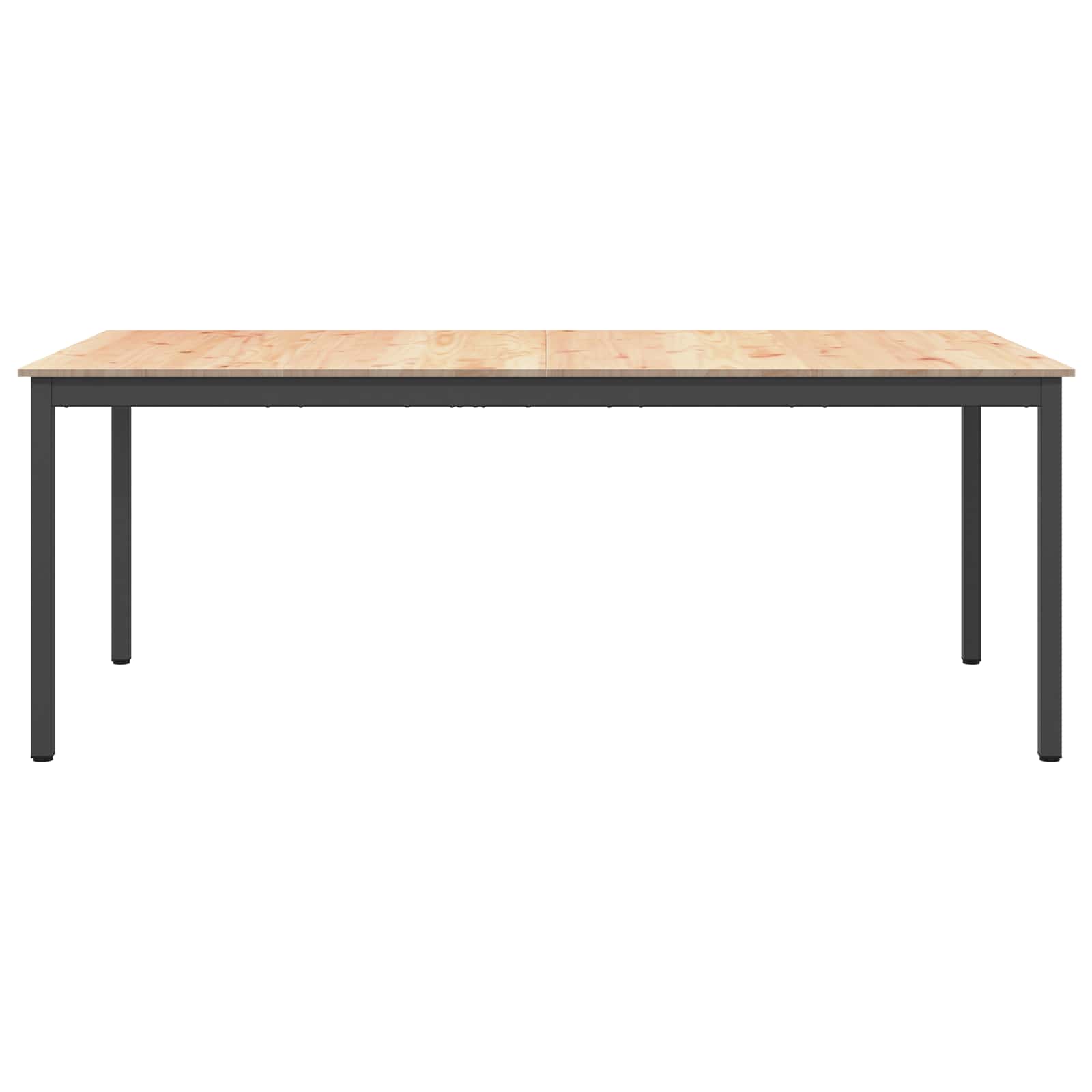 Dining Table Natural 200 x 100 x 75 cm Solid Pine Wood