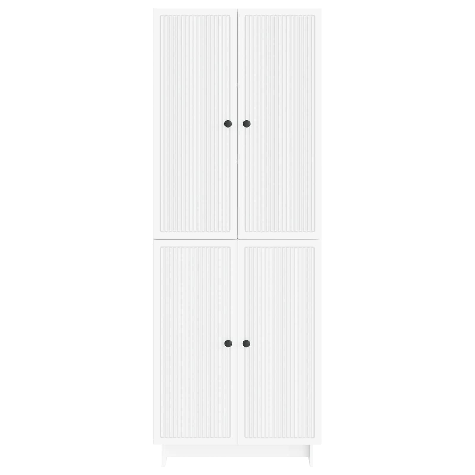 Cabinet Set 2 pcs White 66 x 34.5 x 90 cm Engineered Wood