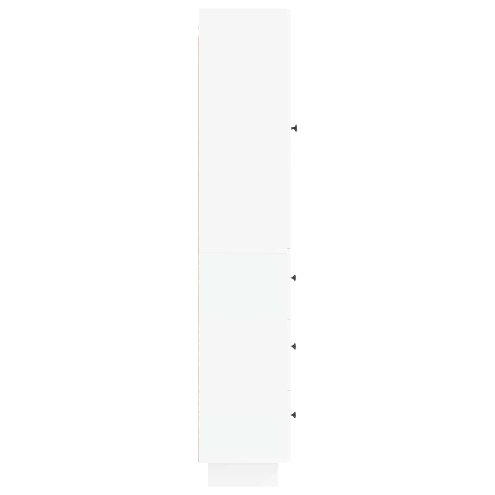 Cabinet Set 2 pcs White 33 x 34.5 x 90 cm Engineered Wood