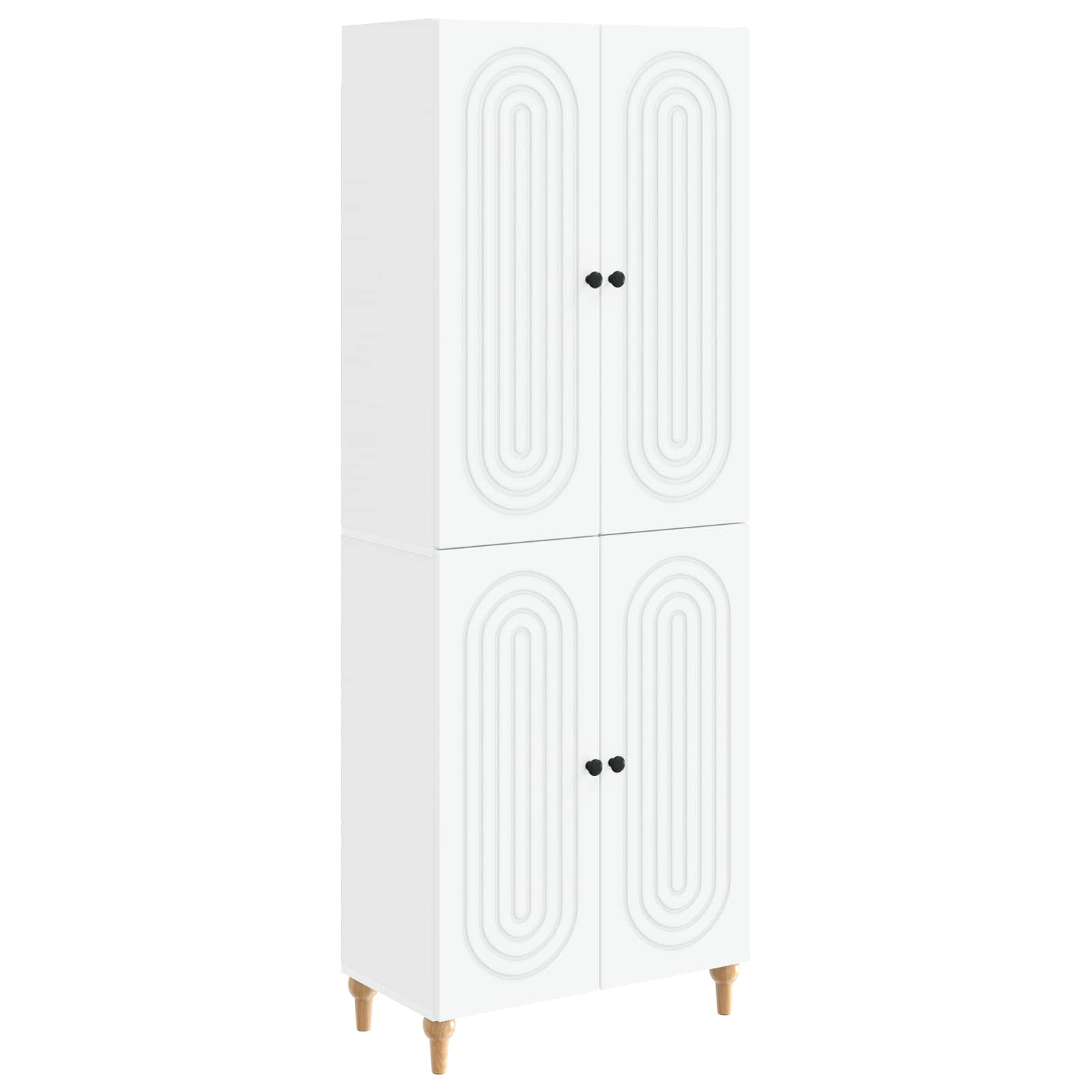 Cabinet Set 2 pcs 66 x 34.5 x 90 cm Engineered Wood