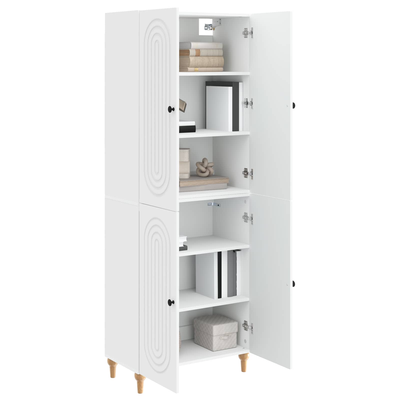 Cabinet Set 2 pcs 66 x 34.5 x 90 cm Engineered Wood