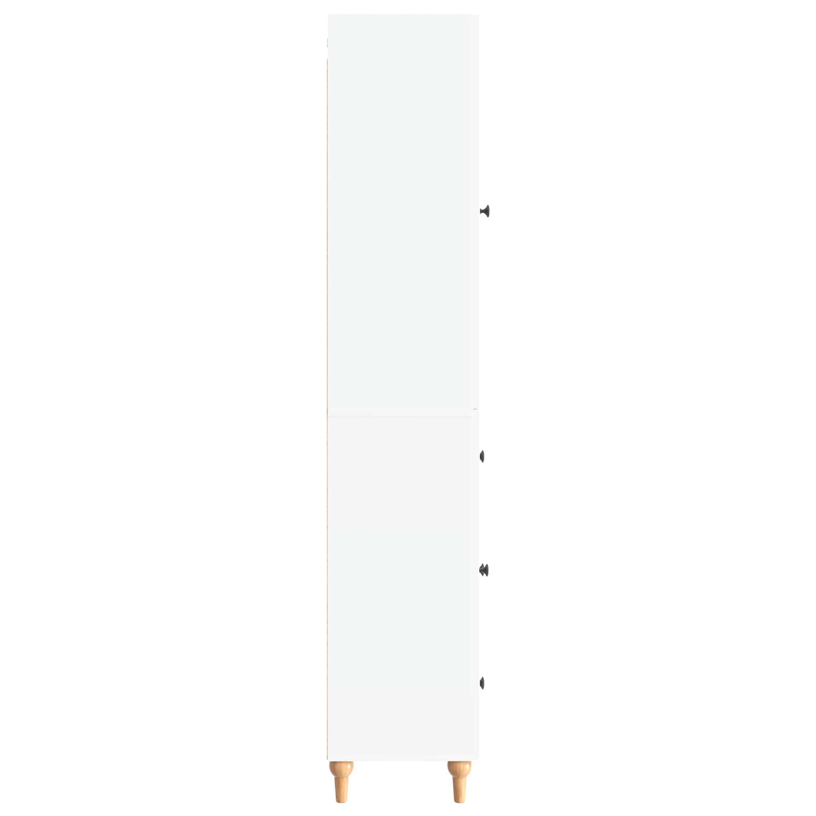 Cabinet Set 2 pcs White 66 x 34.5 x 90 cm Engineered Wood