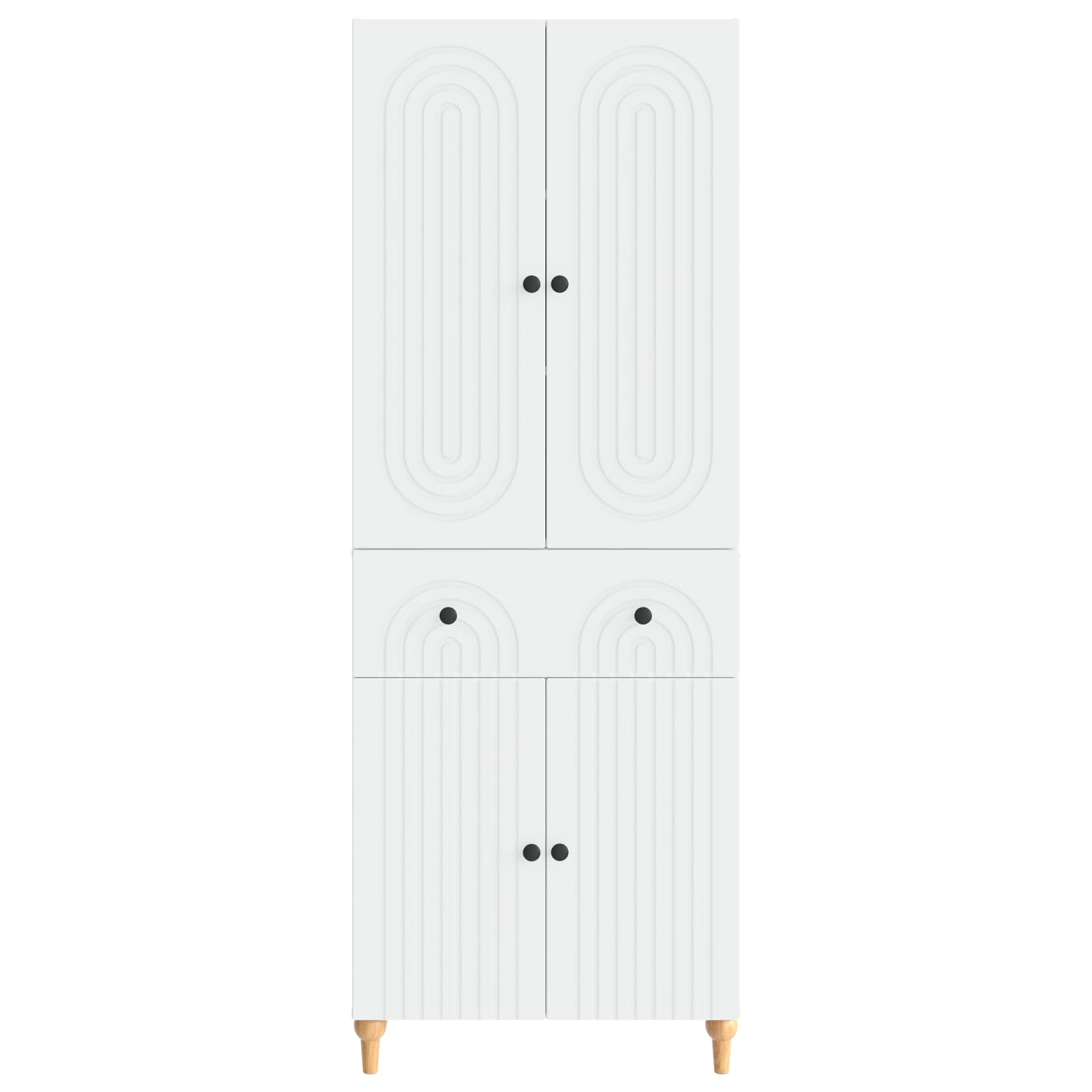 Cabinet Set 2 pcs 66 x 34.5 x 90 cm Engineered Wood