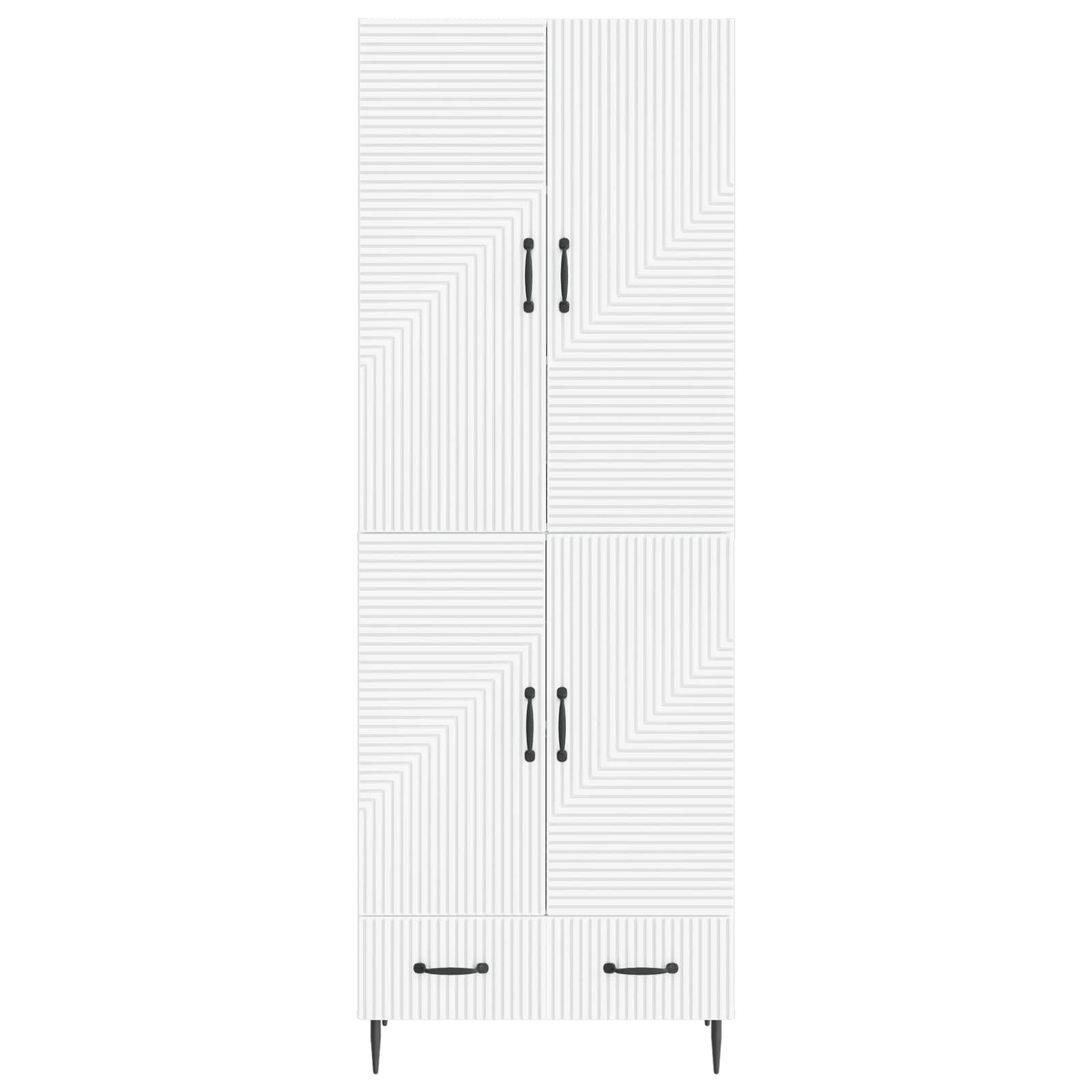 Cabinet Set 2 pcs 66 x 34.5 x 95 cm Engineered Wood