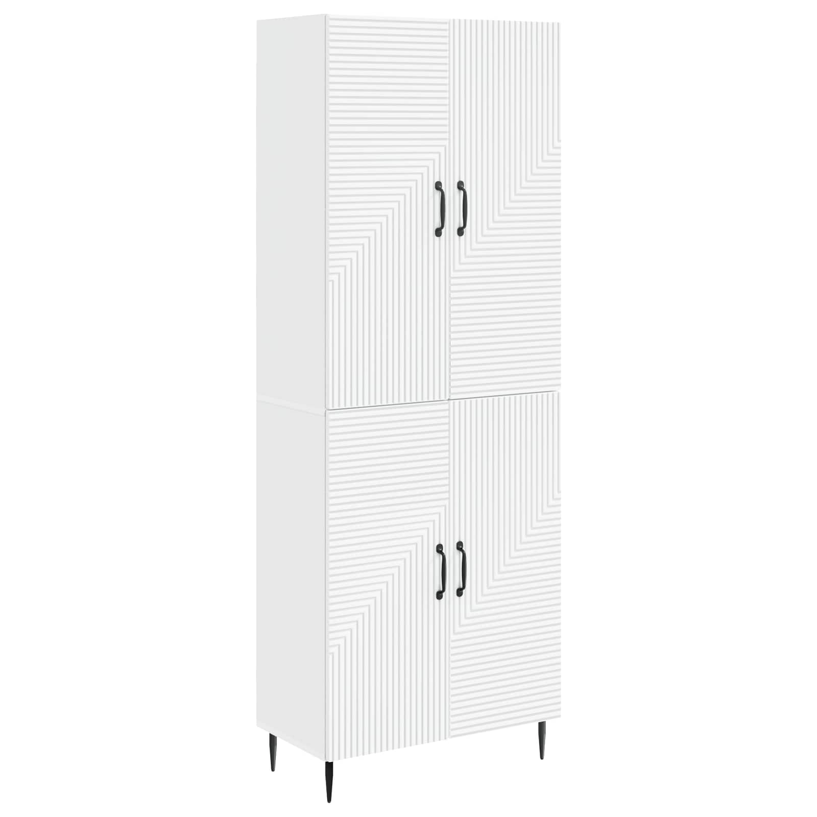 Cabinet Set 2 pcs 66 x 34.5 x 89.5 cm Engineered Wood