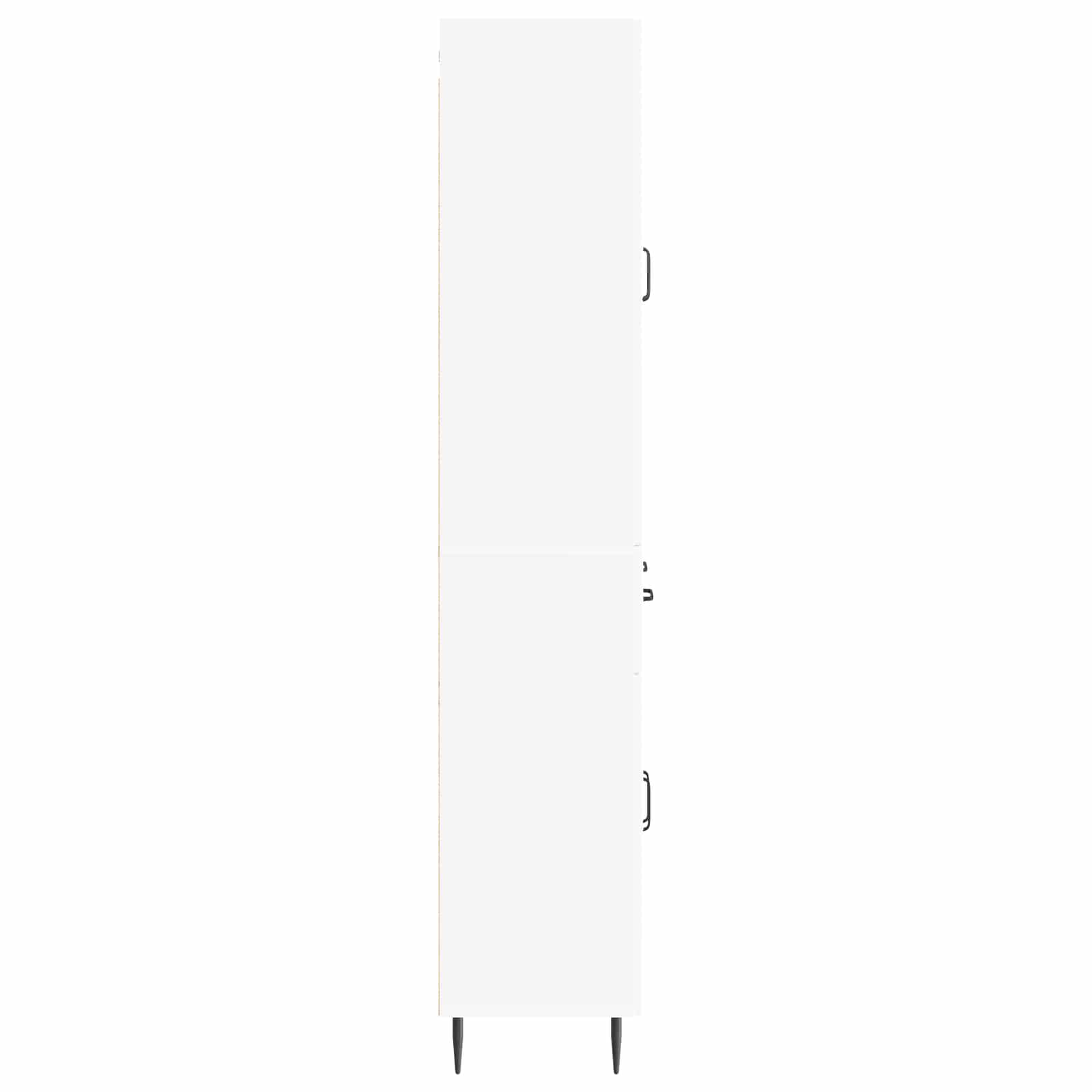 Cabinet Set 2 pcs White 66 x 34.5 x 89.5 cm Engineered Wood