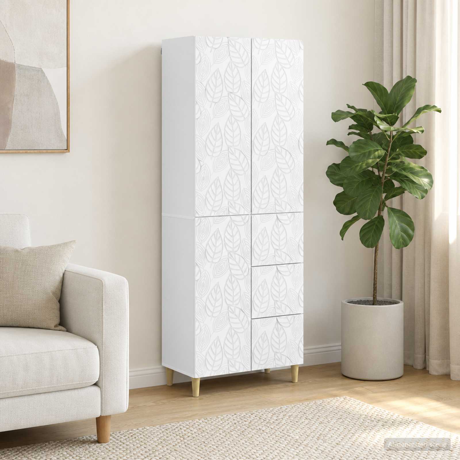 2 pcs White