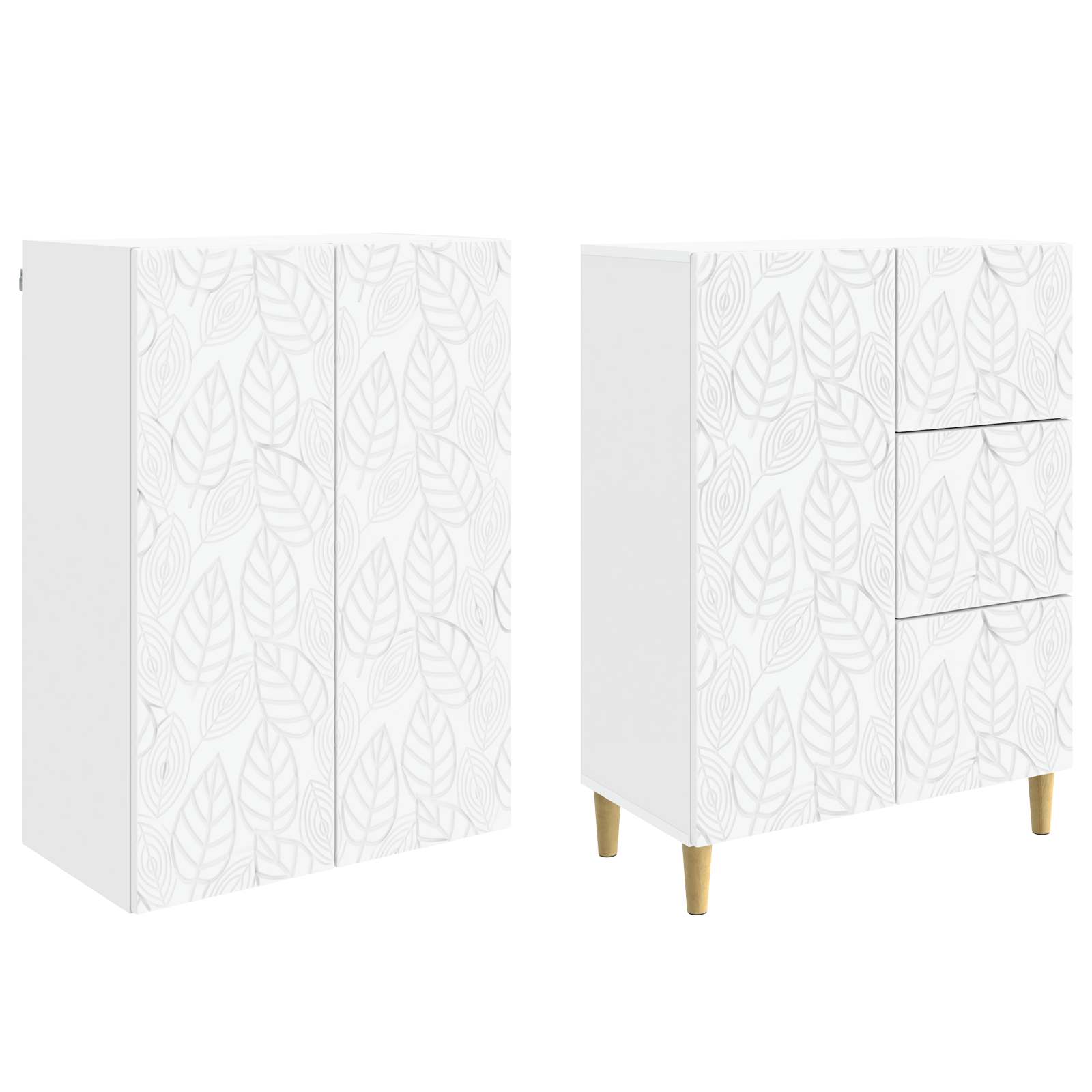 2 pcs White