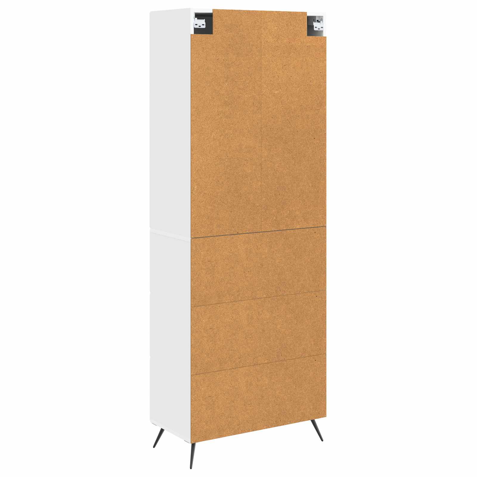Cabinet Set 2 pcs White 66 x 34.5 x 90 cm Engineered Wood