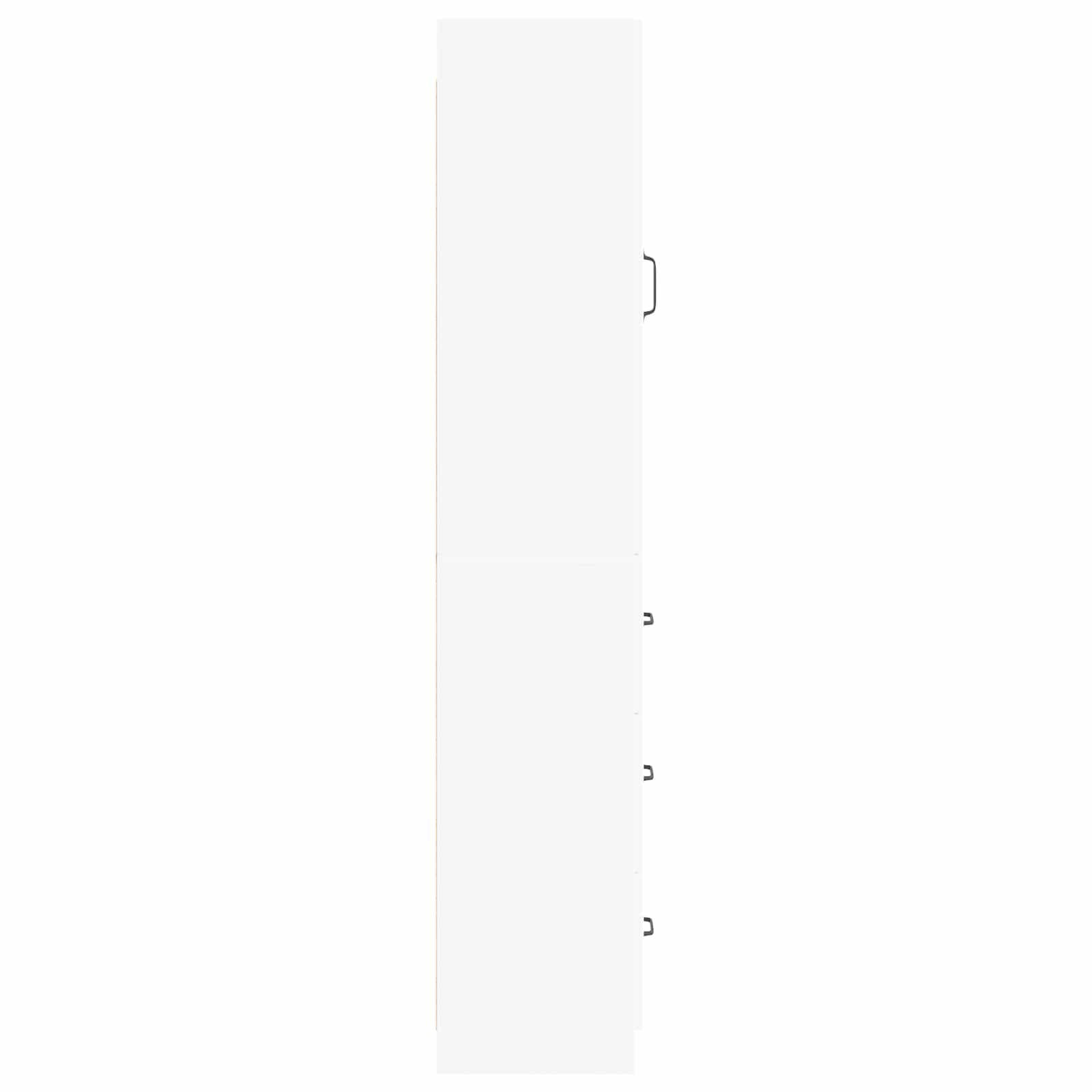 Cabinet Set 2 pcs White 33 x 34.5 x 87 cm Engineered Wood