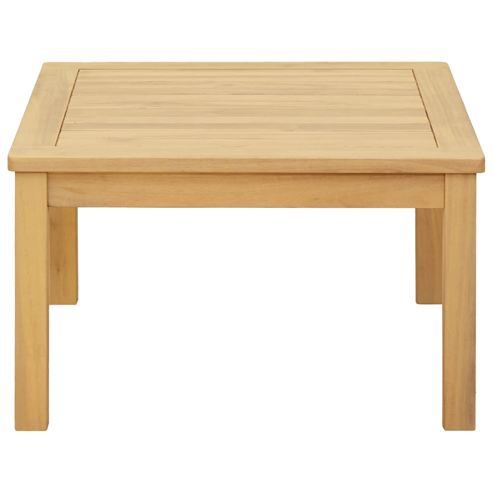 Coffee Table Light acacia 60 x 60 x 36 cm Solid Acacia Wood