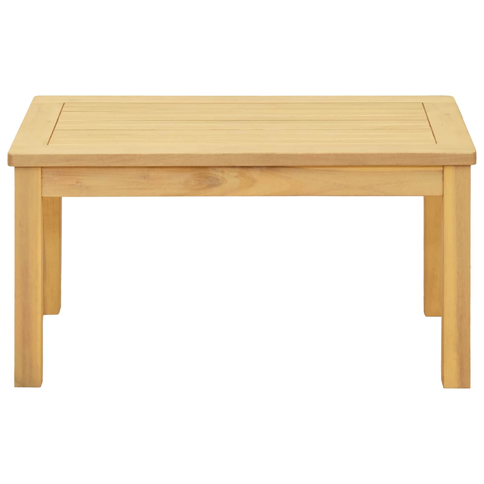 Coffee Table Light acacia 70 x 40 x 36 cm Solid Acacia Wood