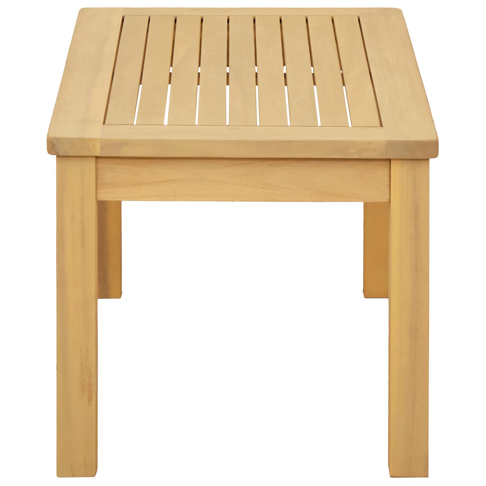 Coffee Table Light acacia 70 x 40 x 36 cm Solid Acacia Wood