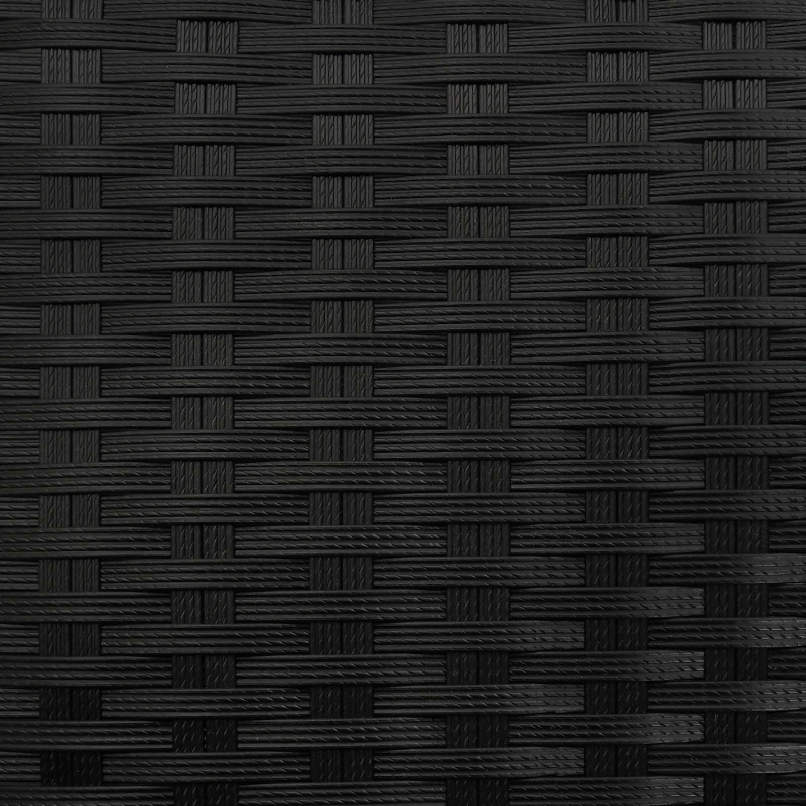 Tall Planter Black 55 x 22 x 70 cm Poly Rattan