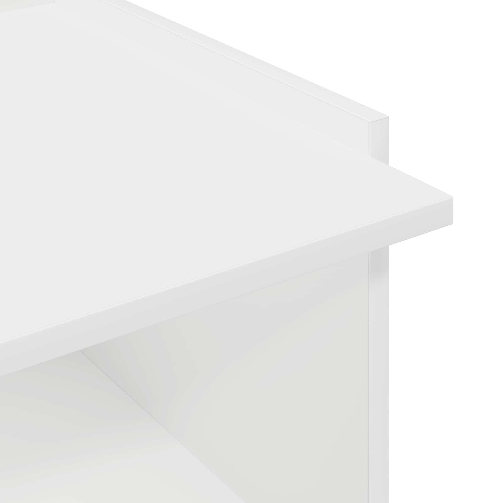 Coffee Table White 90 x 50 x 33 cm Engineered Wood