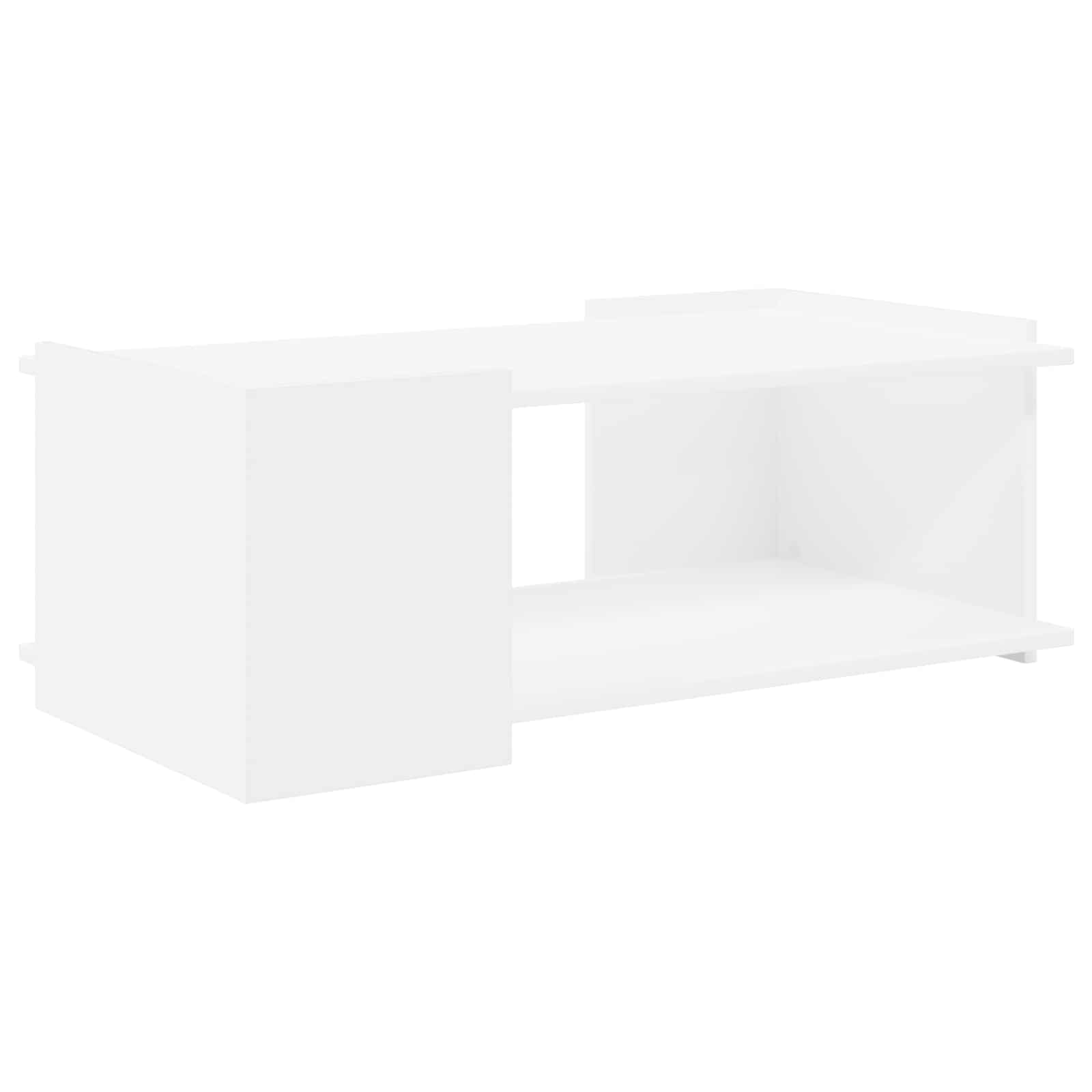 Coffee Table White 90 x 50 x 33 cm Engineered Wood
