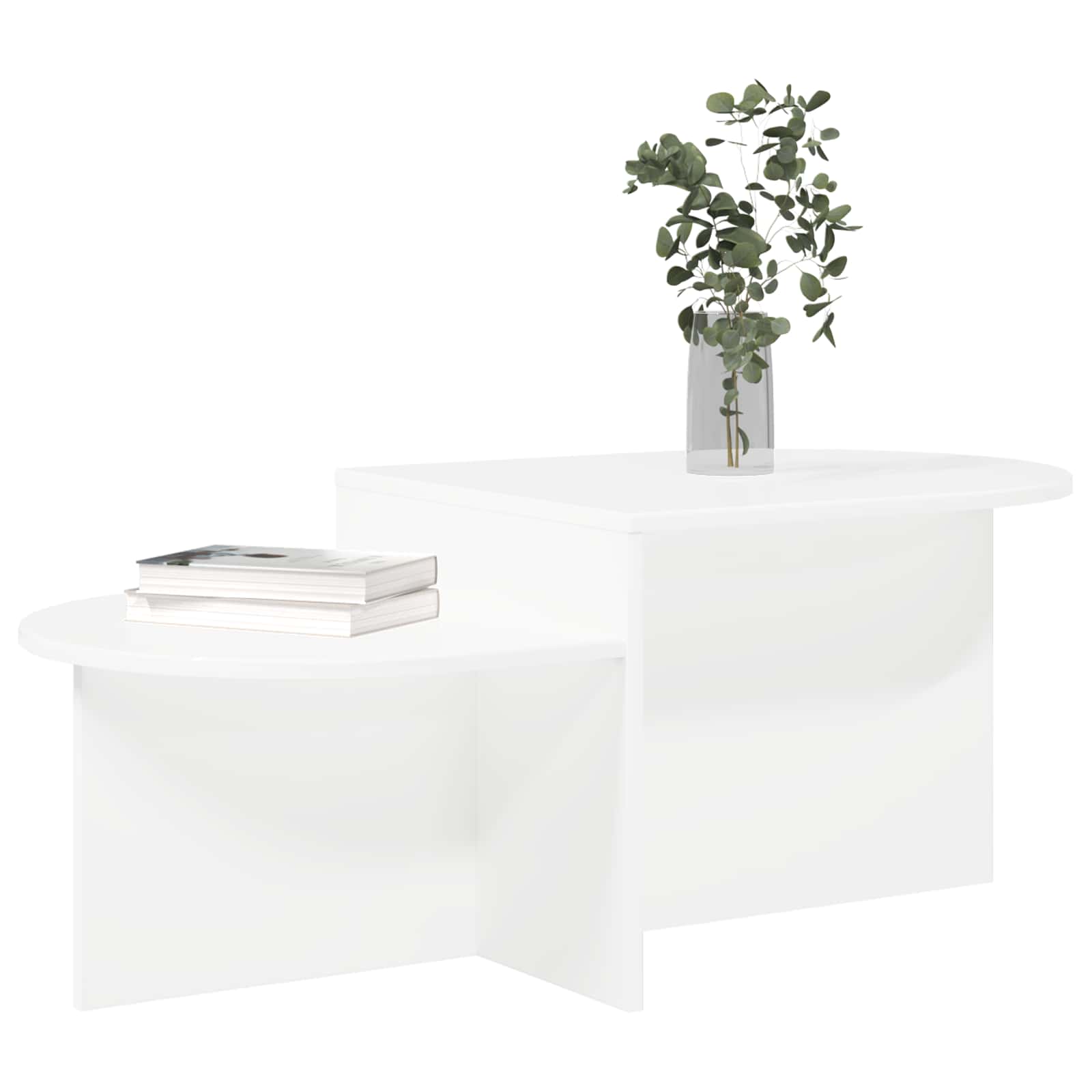 Coffee Table White 100 x 50 x 40 cm Engineered Wood