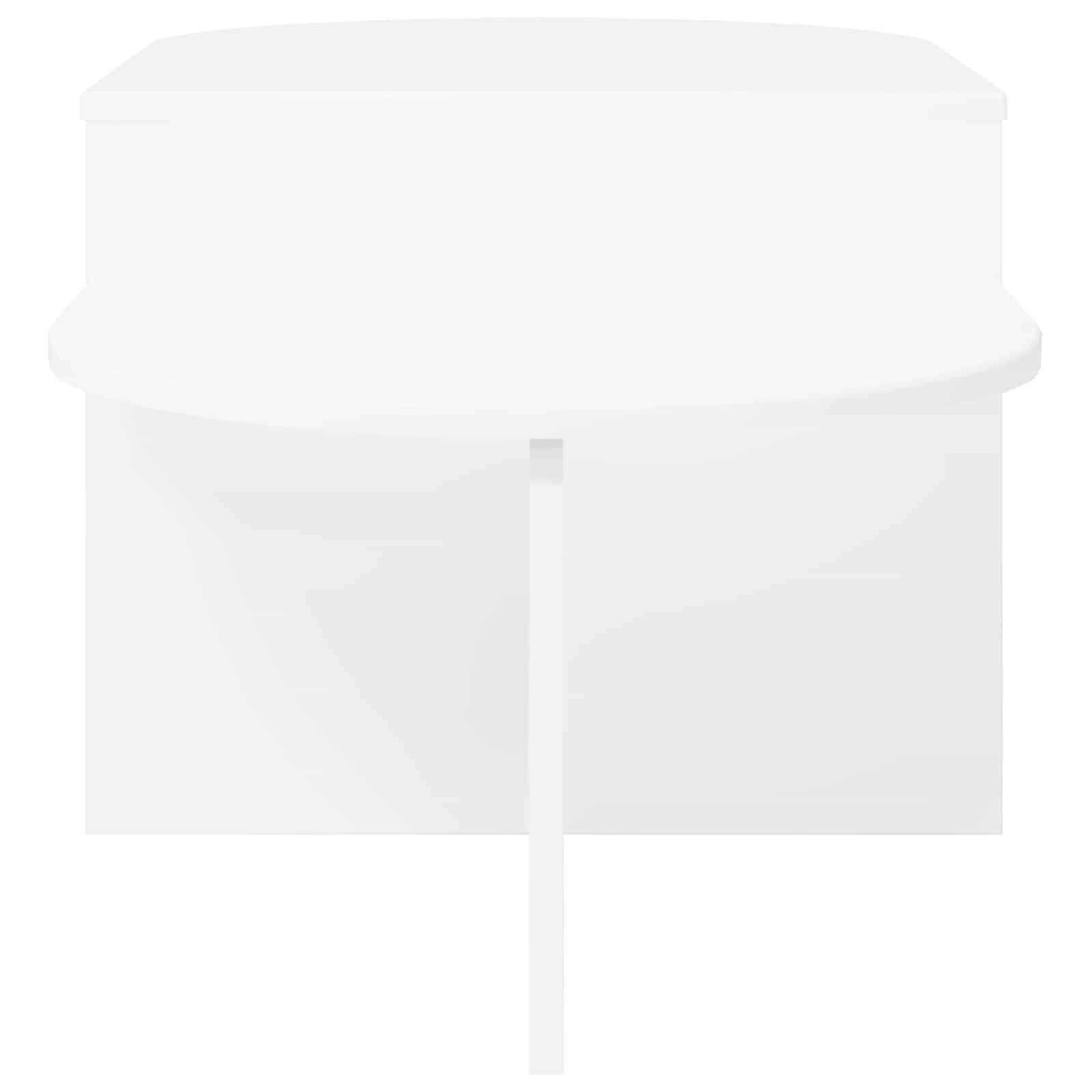 Coffee Table White 100 x 50 x 40 cm Engineered Wood