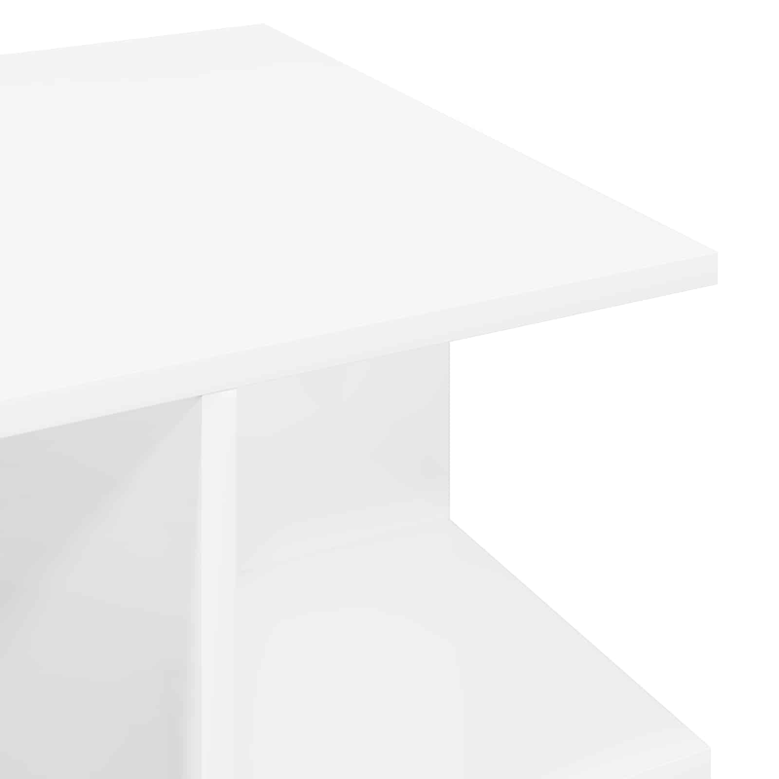 Coffee Table White 87 x 50 x 45 cm Engineered Wood