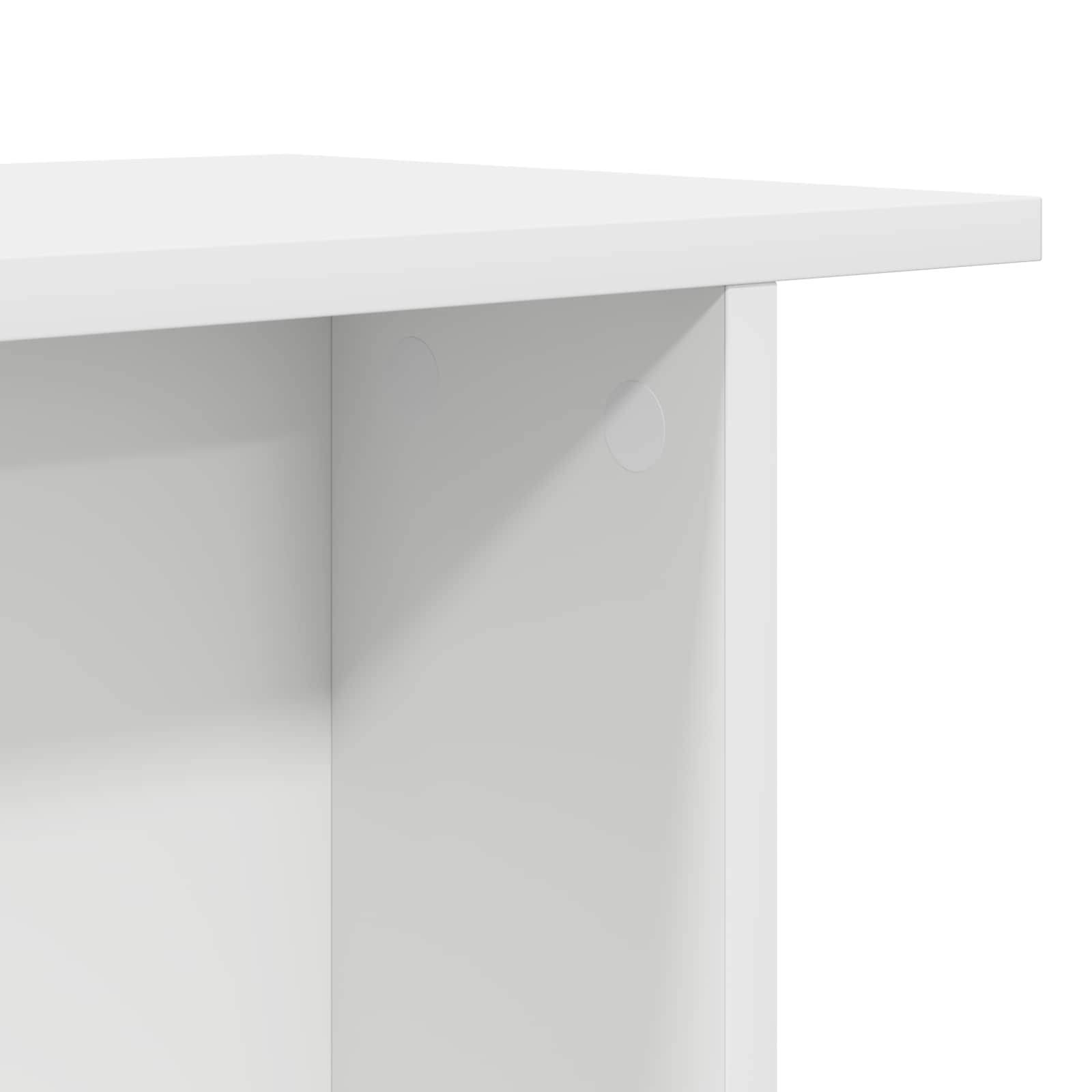 Coffee Table White 40 x 30 x 49 cm Engineered Wood