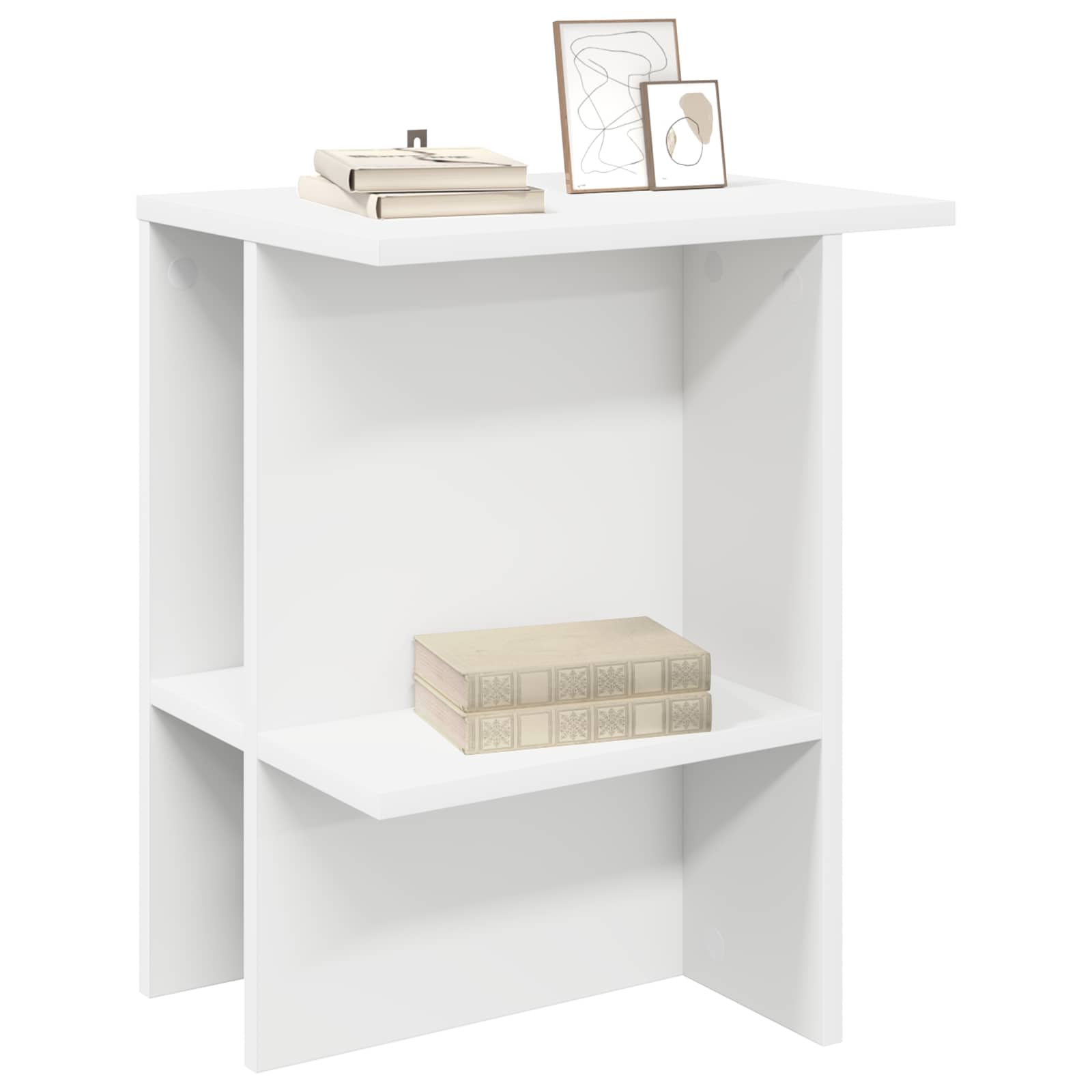 Coffee Table White 40 x 30 x 49 cm Engineered Wood