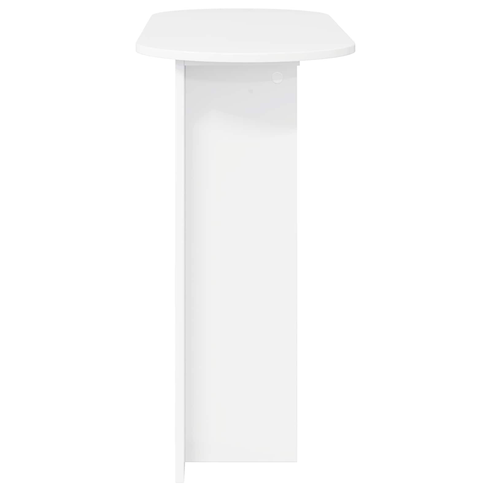Console Table White 100 x 39.5 x 75 cm Engineered Wood