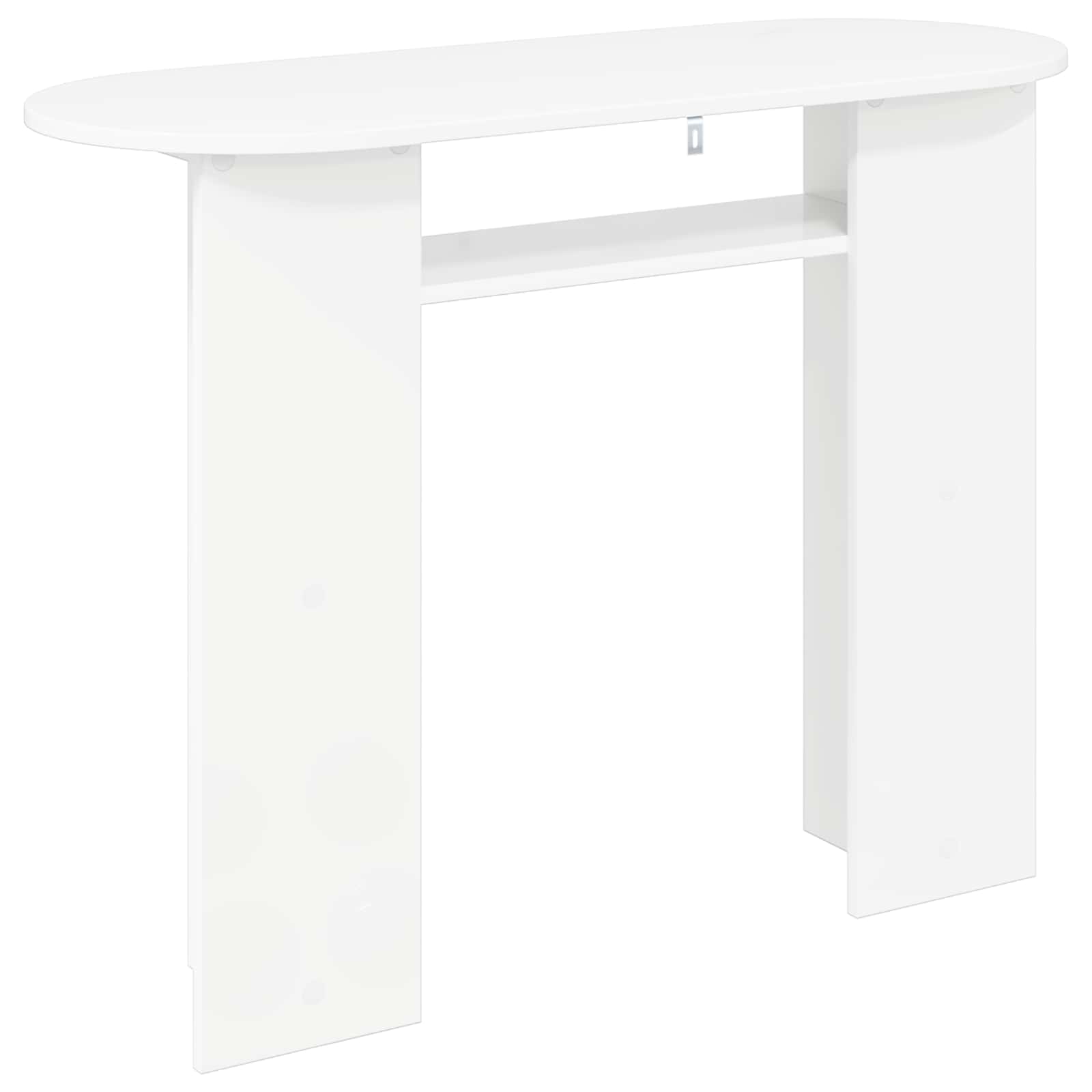 Console Table White 100 x 39.5 x 75 cm Engineered Wood