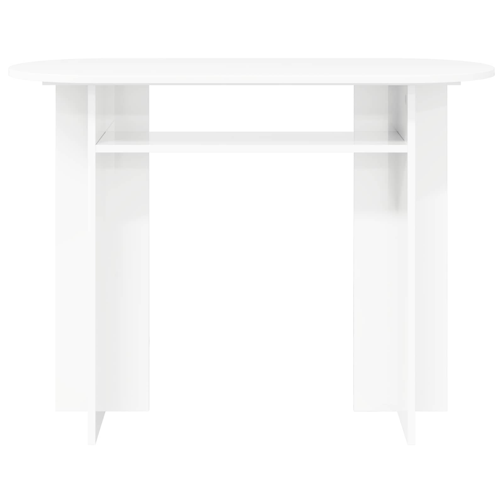 Console Table White 100 x 39.5 x 75 cm Engineered Wood