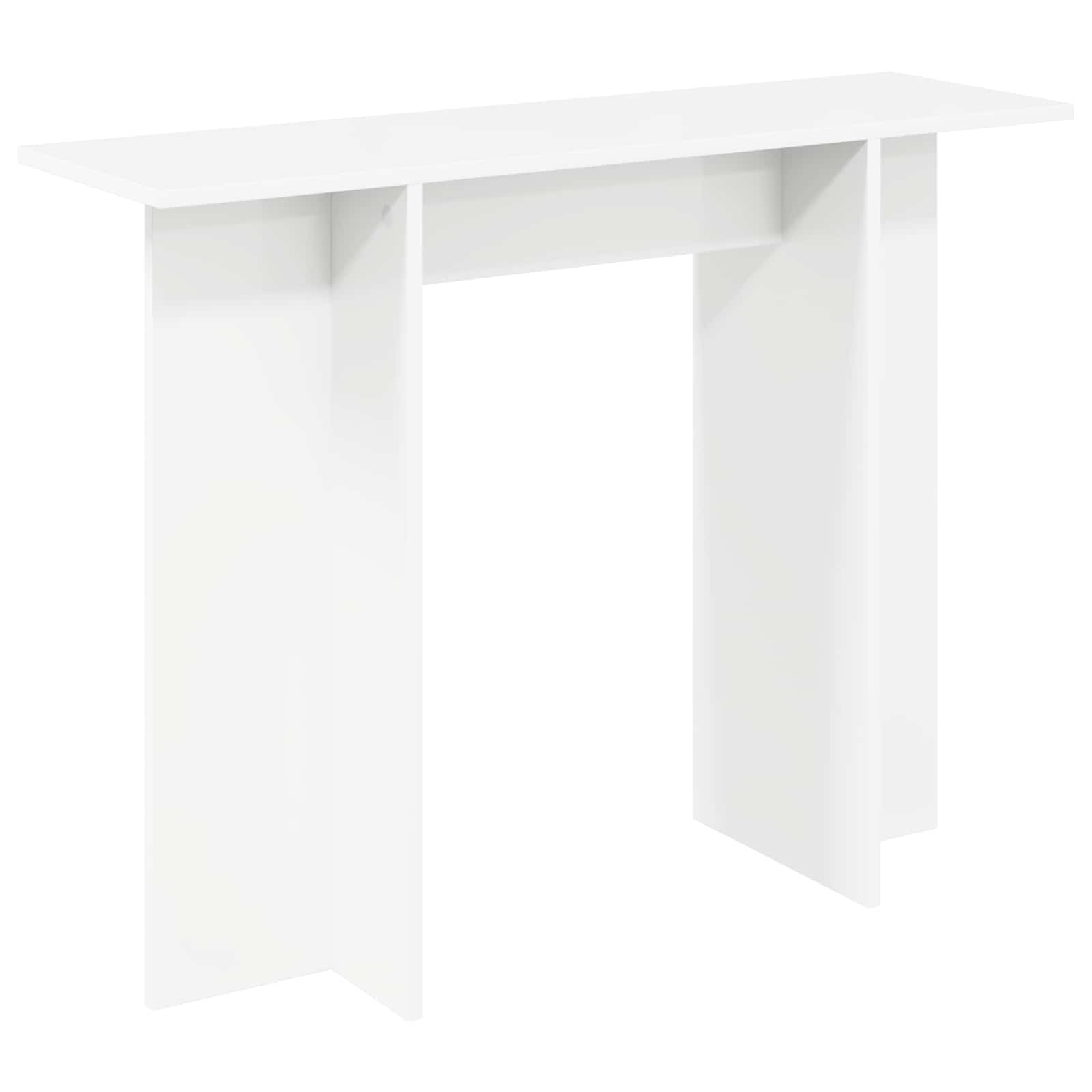 Console Table White 100 x 30 x 75 cm Engineered Wood