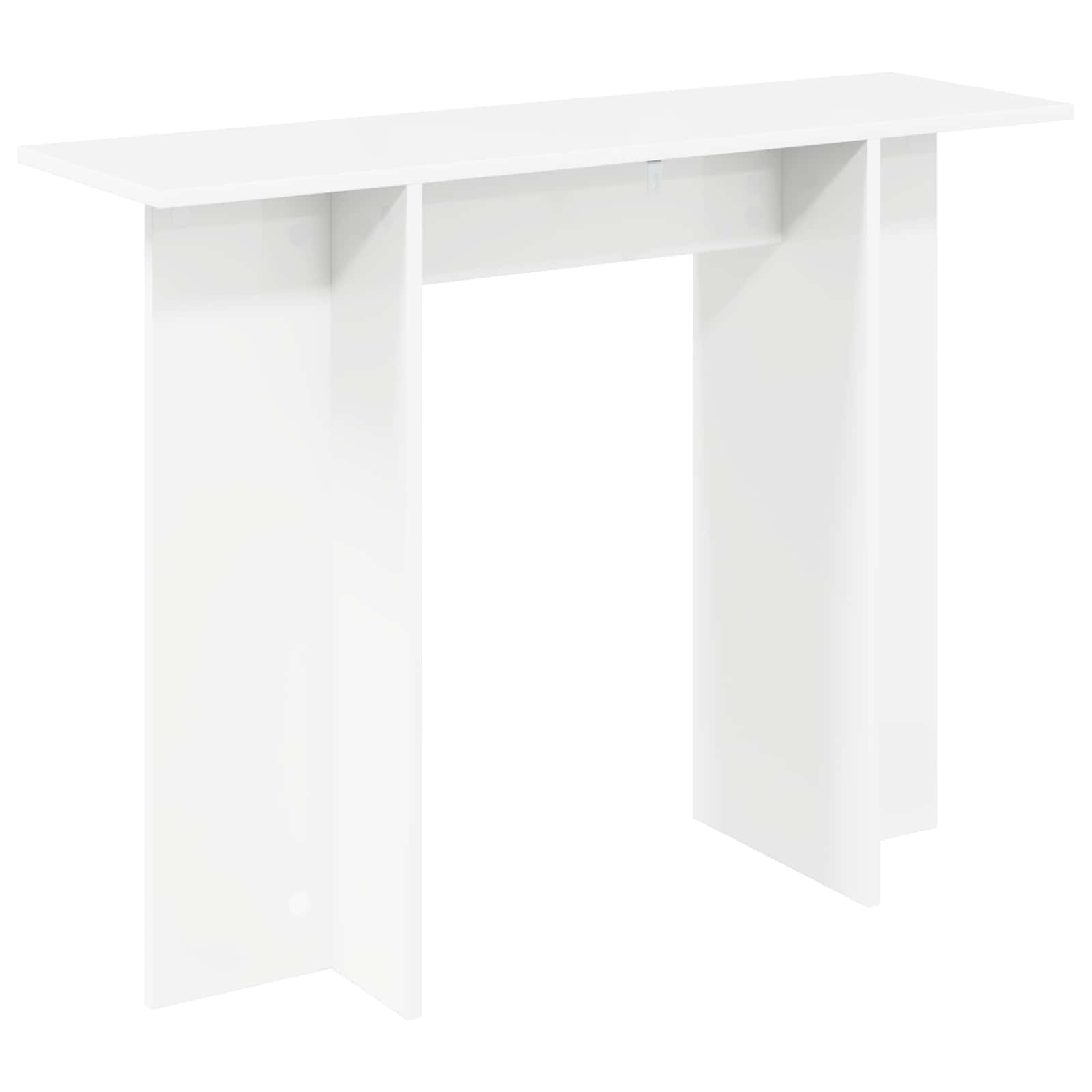 Console Table White 100 x 30 x 75 cm Engineered Wood