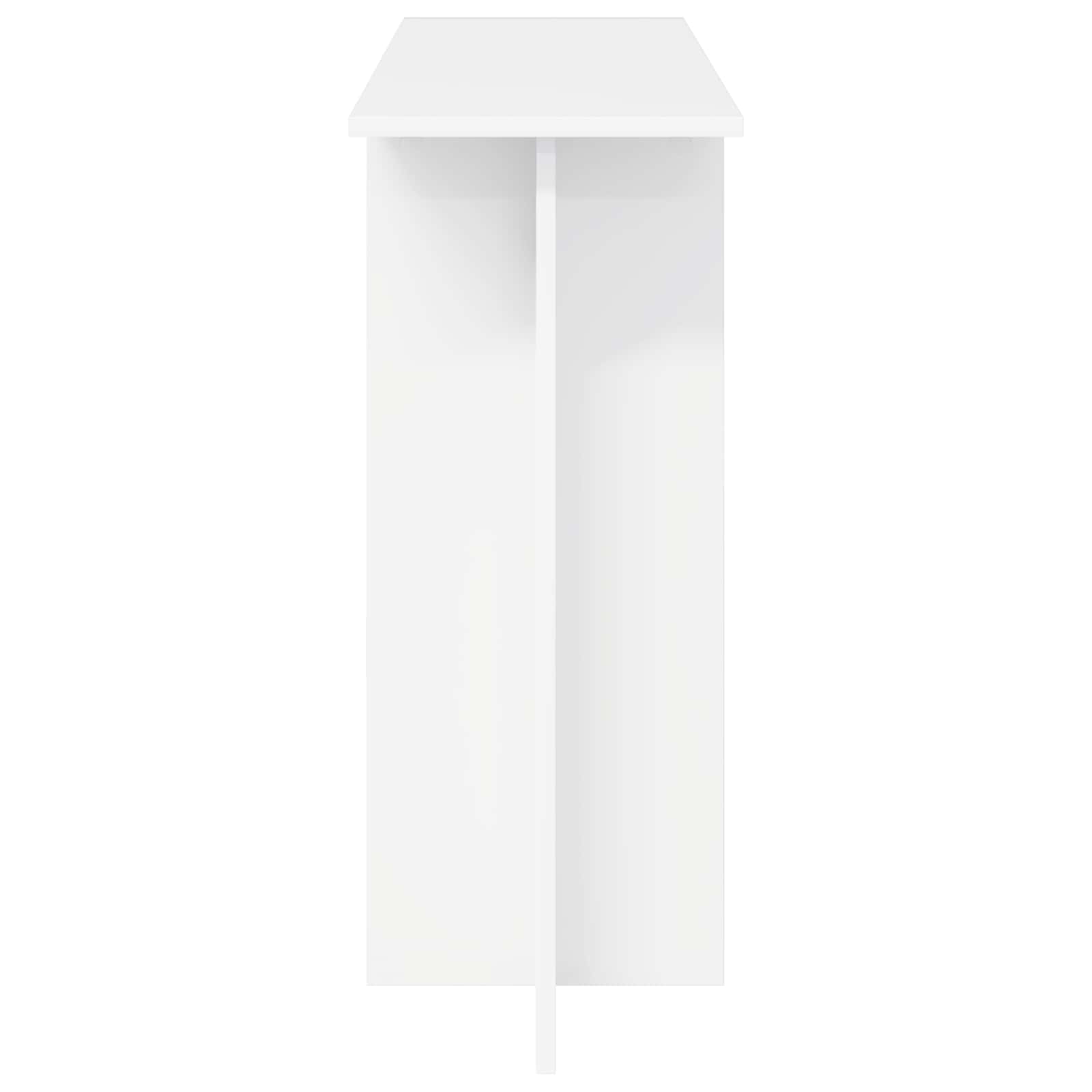 Console Table White 100 x 30 x 75 cm Engineered Wood